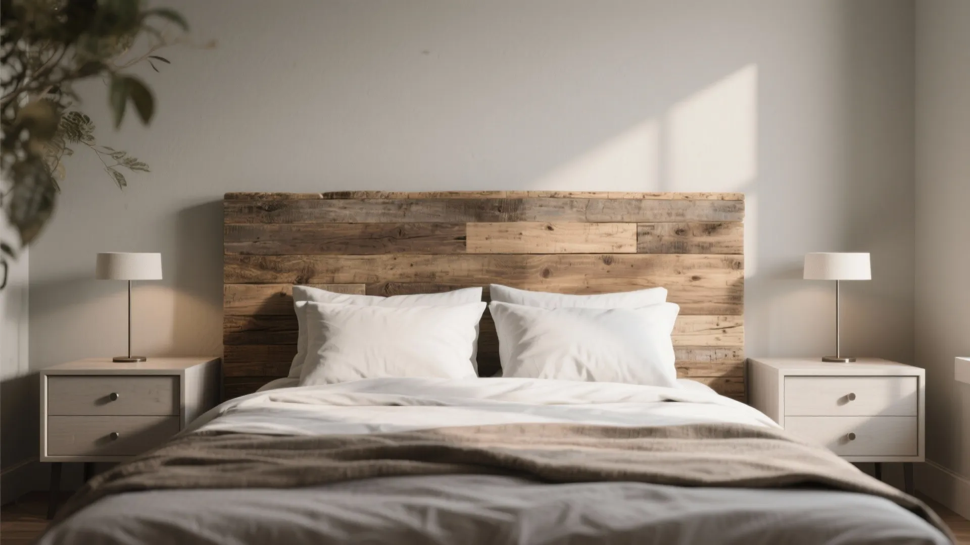 4. Rustic-chic furniture with modern lines