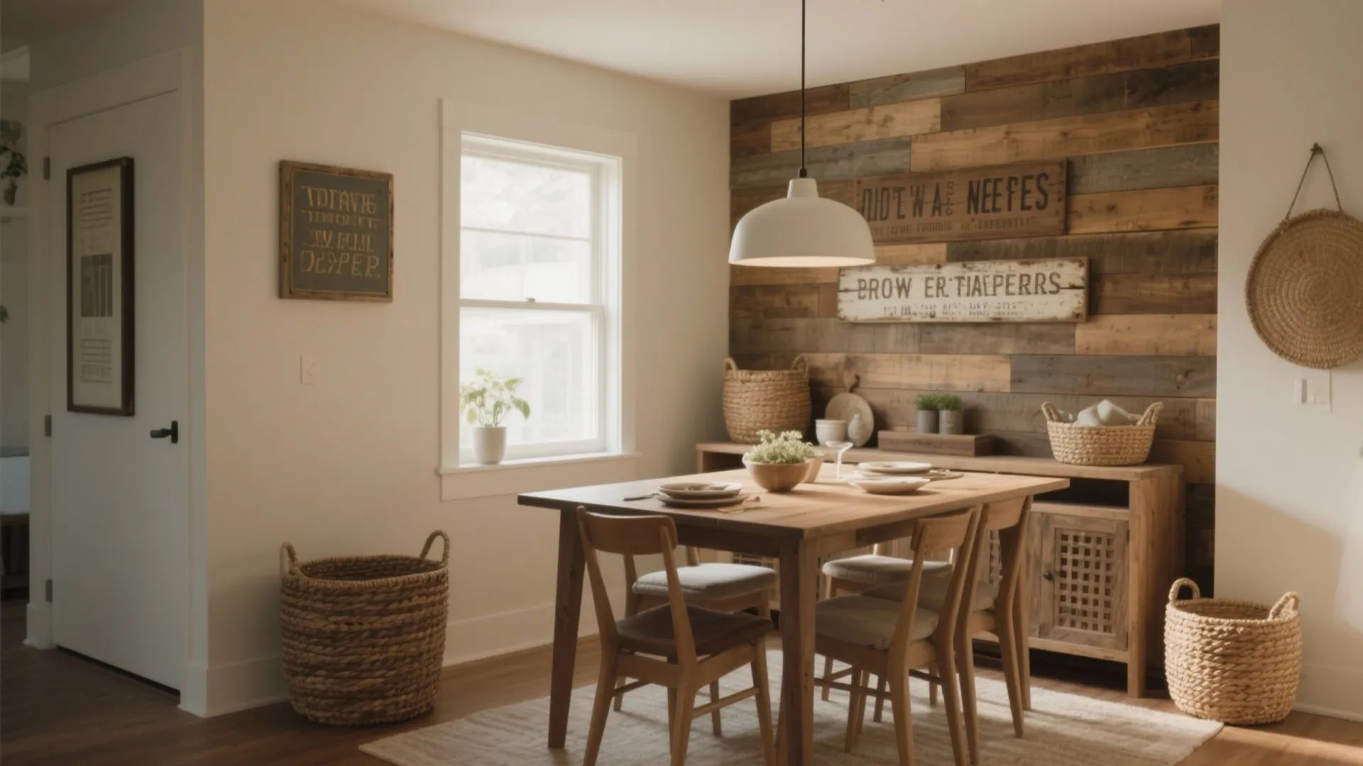 10 Rustic Dining Room Wall Decor Ideas: Cozy, character-filled rustic dining wall inspirations from a designer's desk
