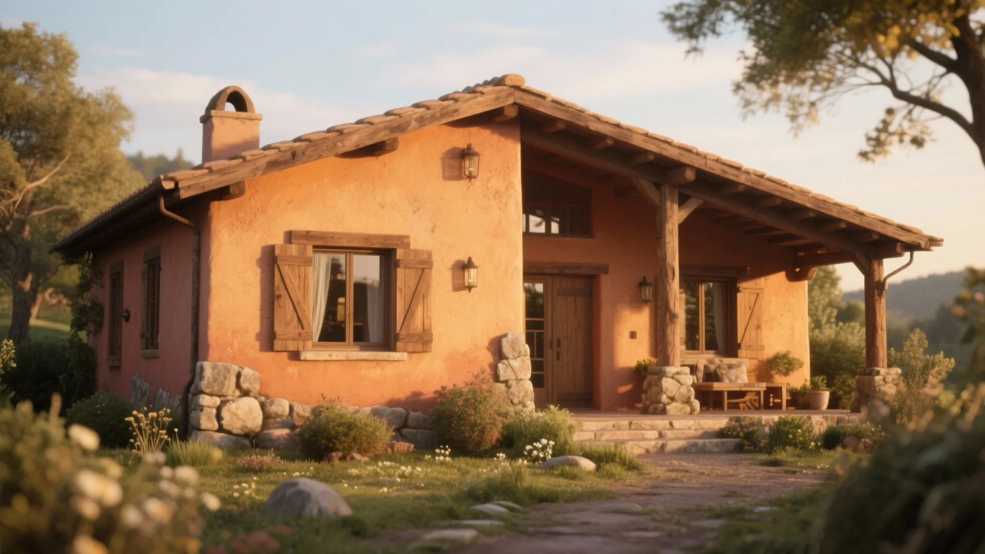 Rustic Earth-Tone Charm