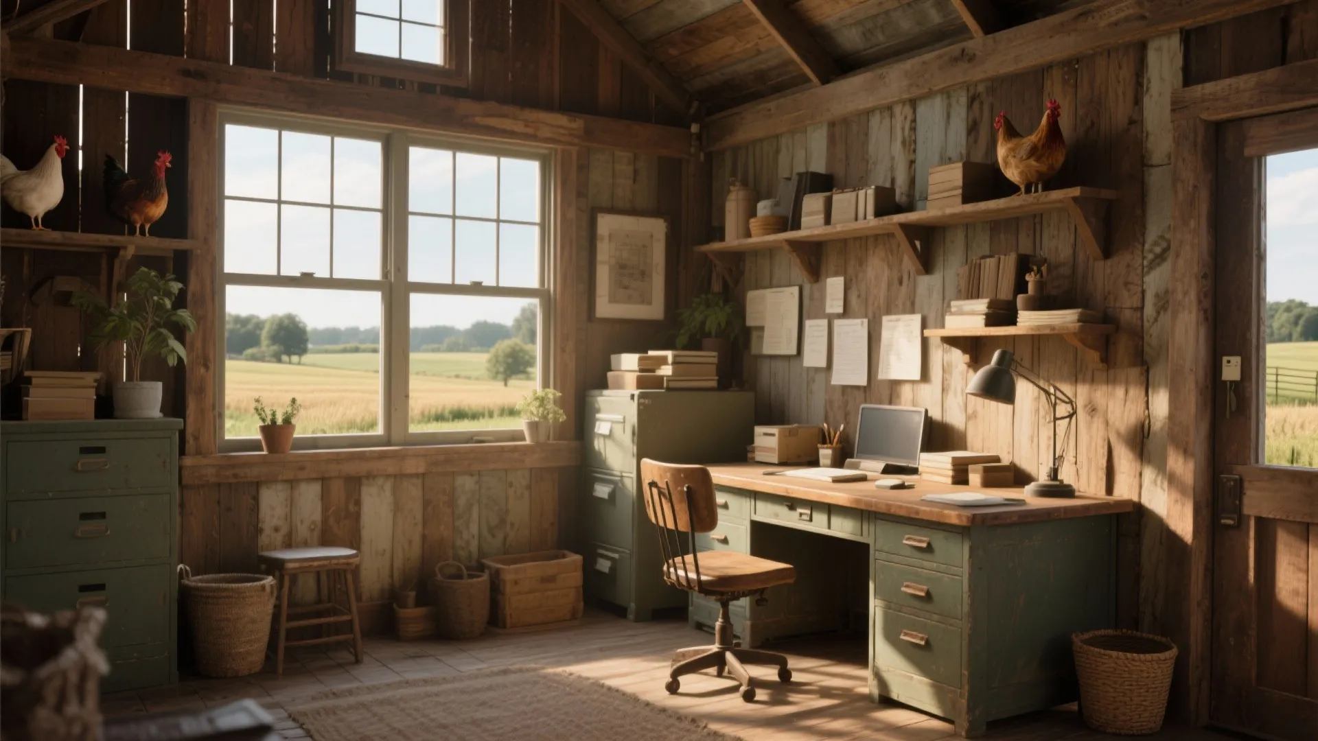 10 Farm Office Ideas to Transform Your Rustic Workspace: Creative and practical farm office ideas from my 10+ years of interior design experience