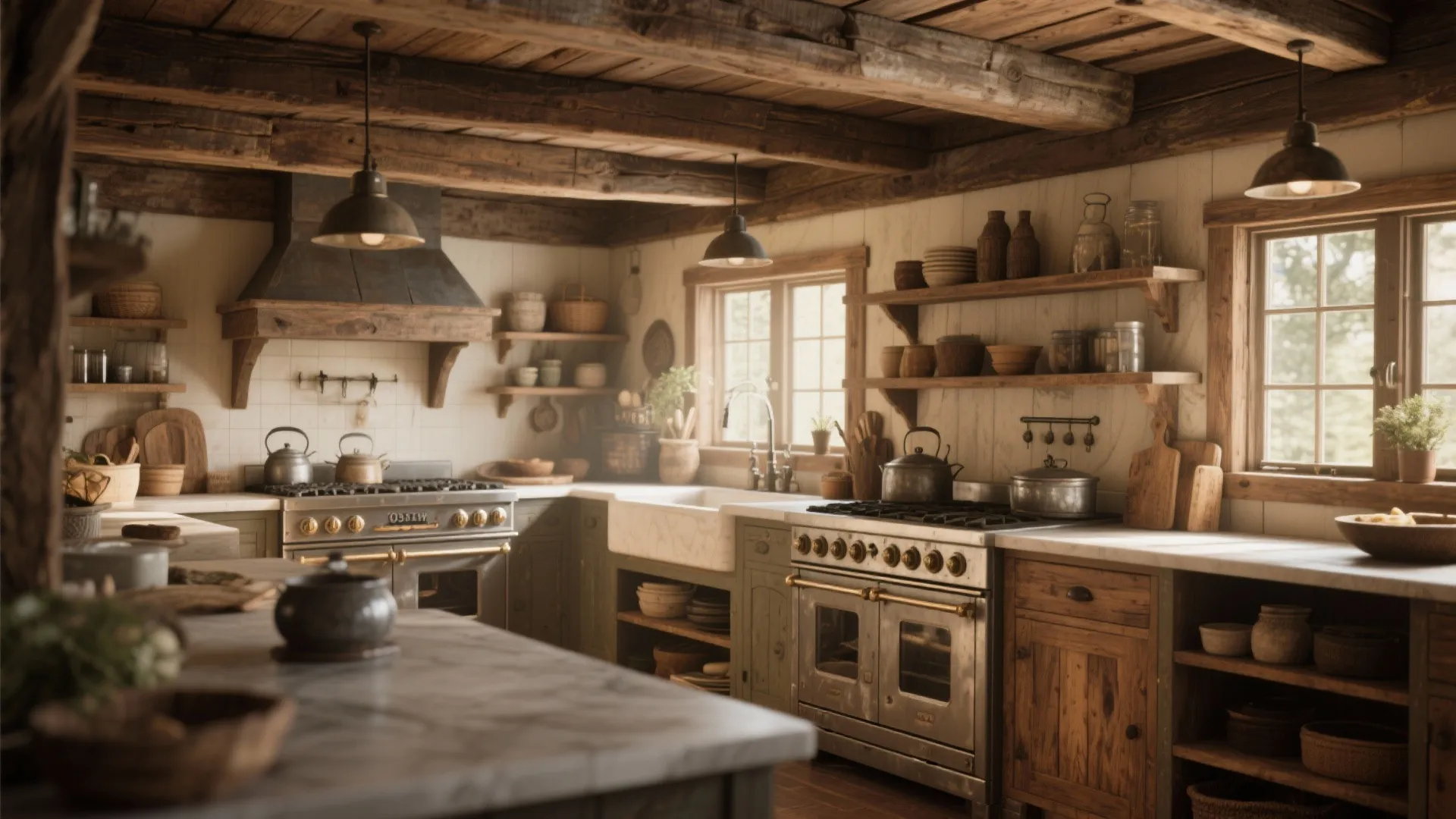 2. Rustic Farmhouse