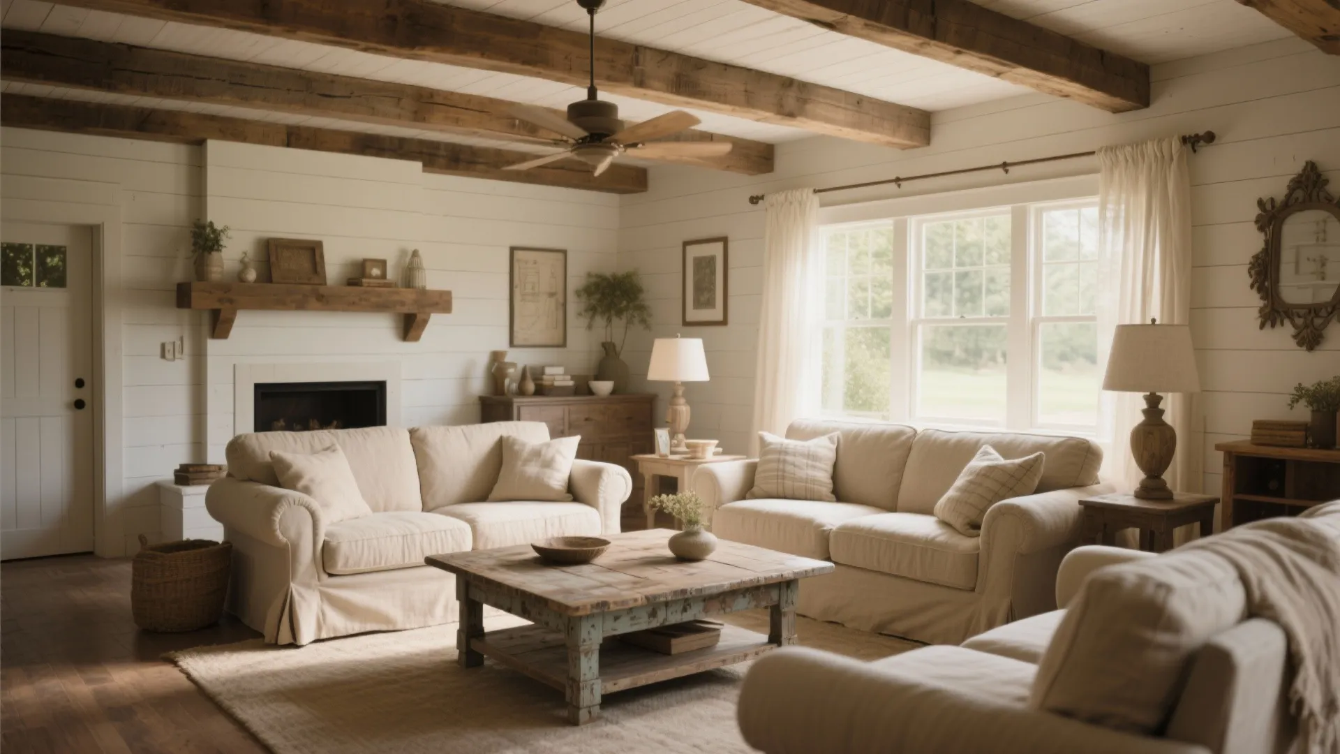 10 Rustic Farmhouse Living Room Decor Ideas: Blending Cozy Charm with Timeless Design — 10 Ways to Style Your Living Room