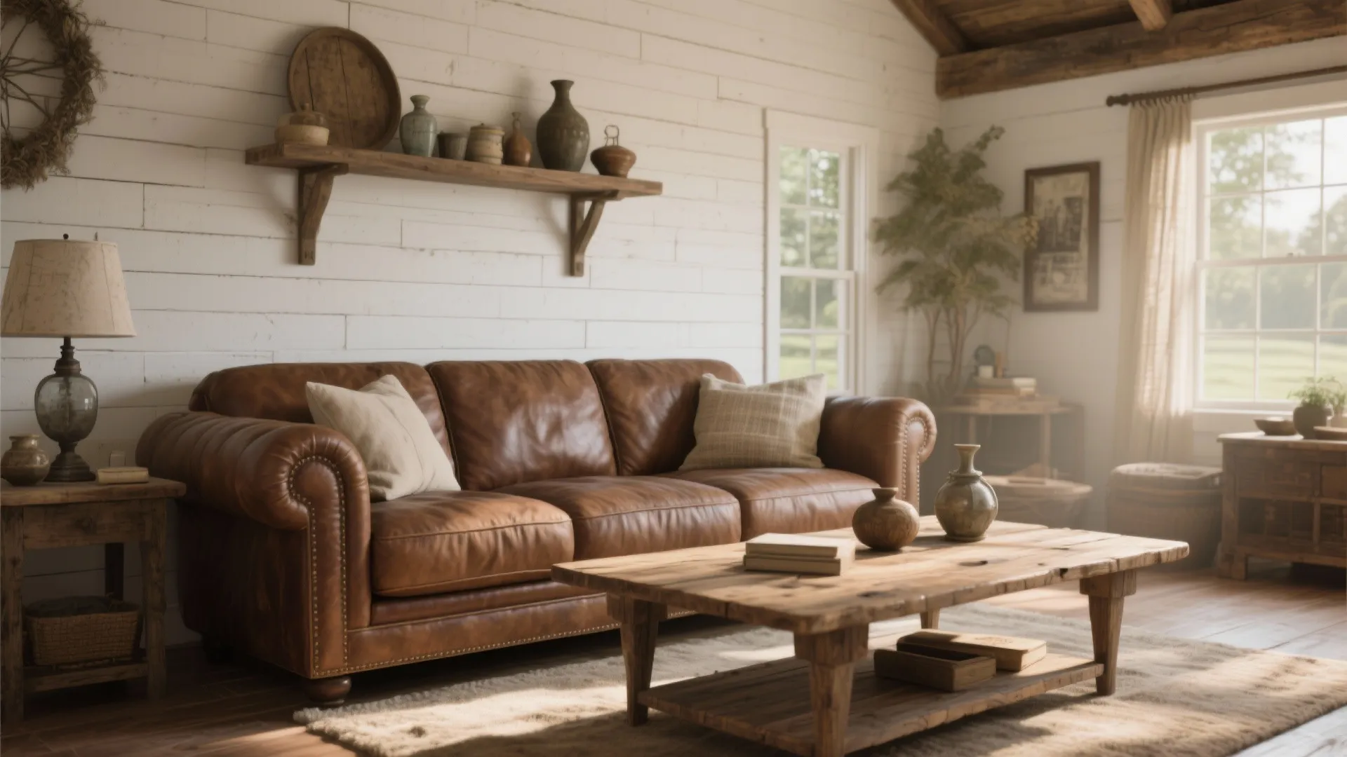 6. Rustic Farmhouse Touch