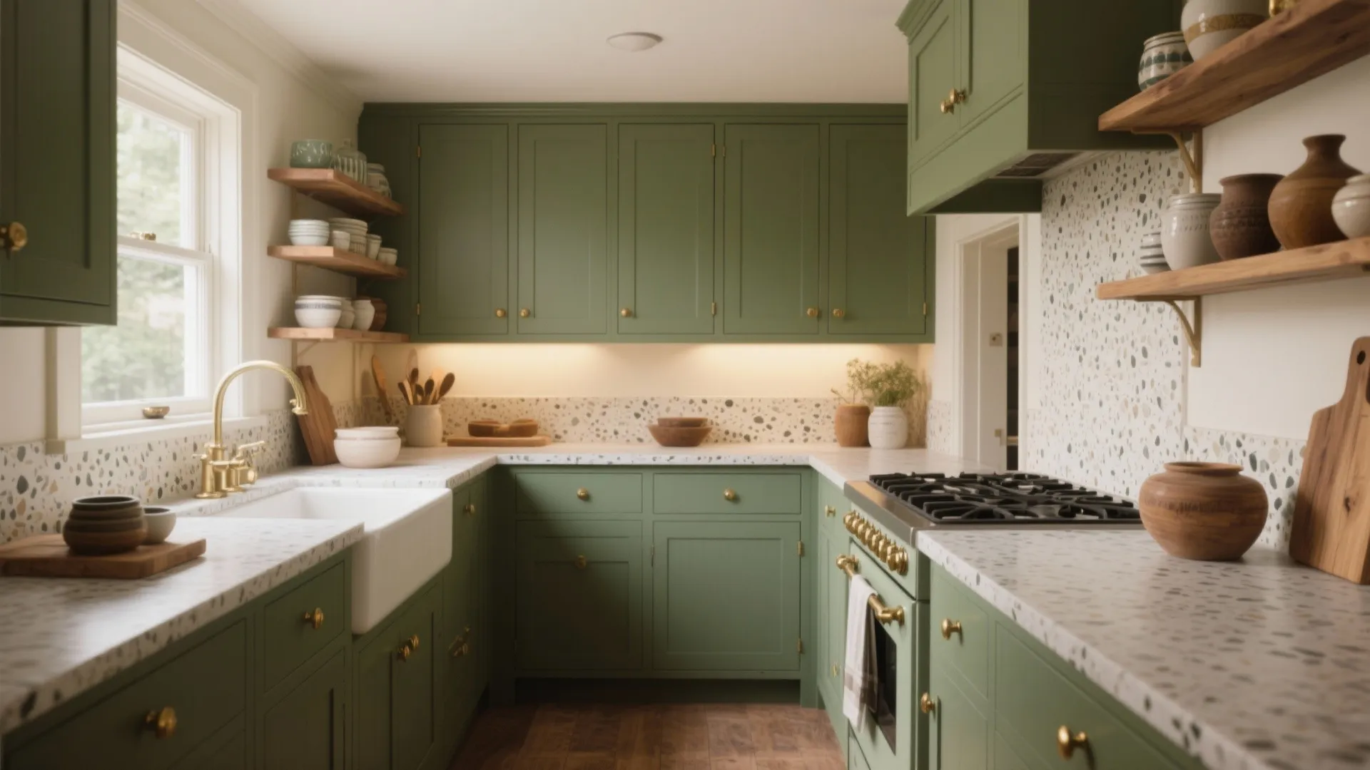 5 Rustic Green Kitchen Cabinet Ideas: Warm, nature-inspired kitchen cabinet ideas for small spaces with practical tips from a senior designer