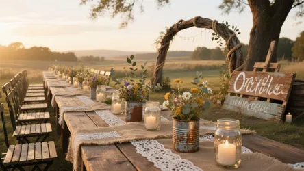 Rustic Wedding Decor DIY: 5 Handmade Low-Budget Ideas