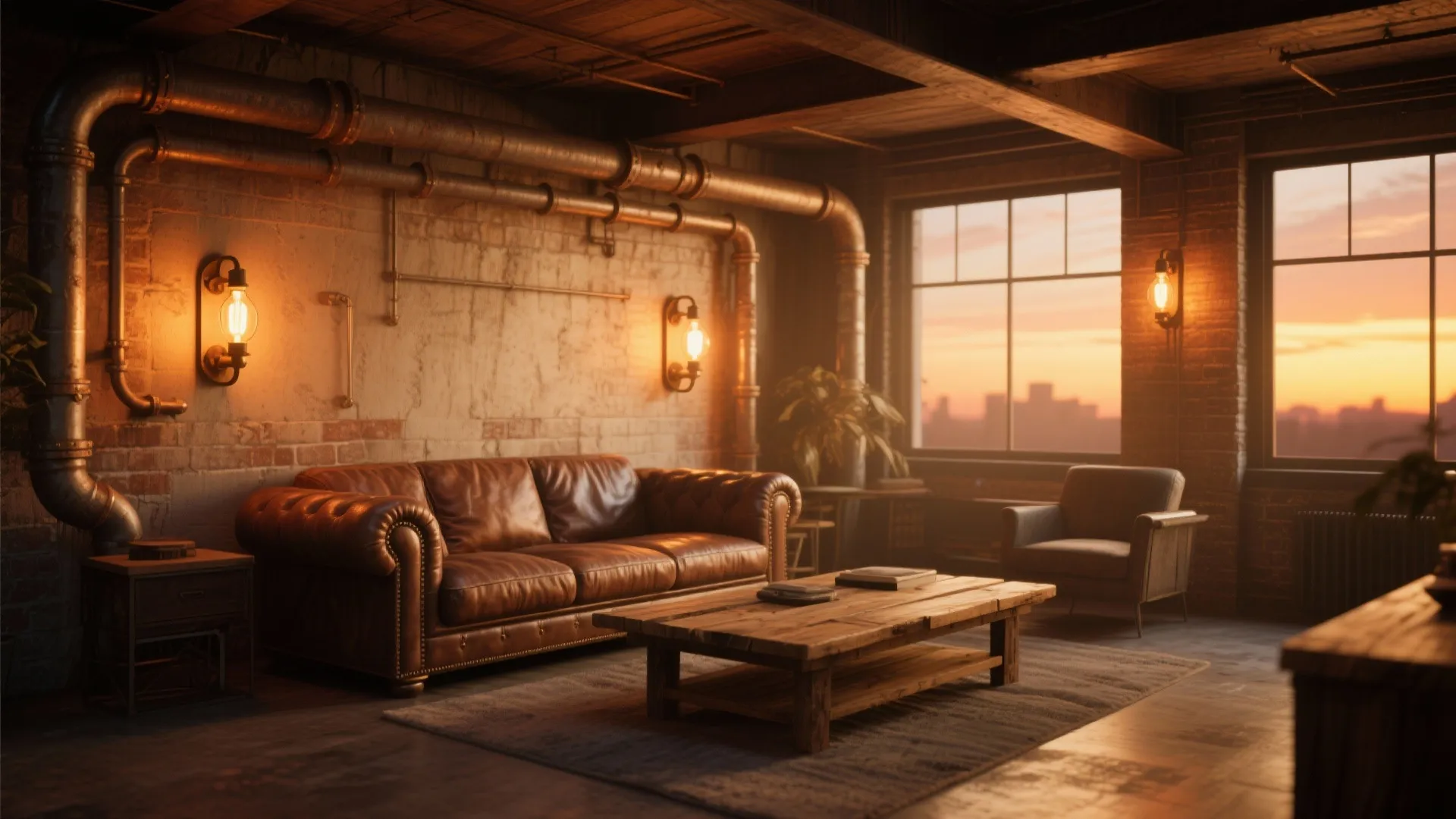 6. Rustic Industrial Mix