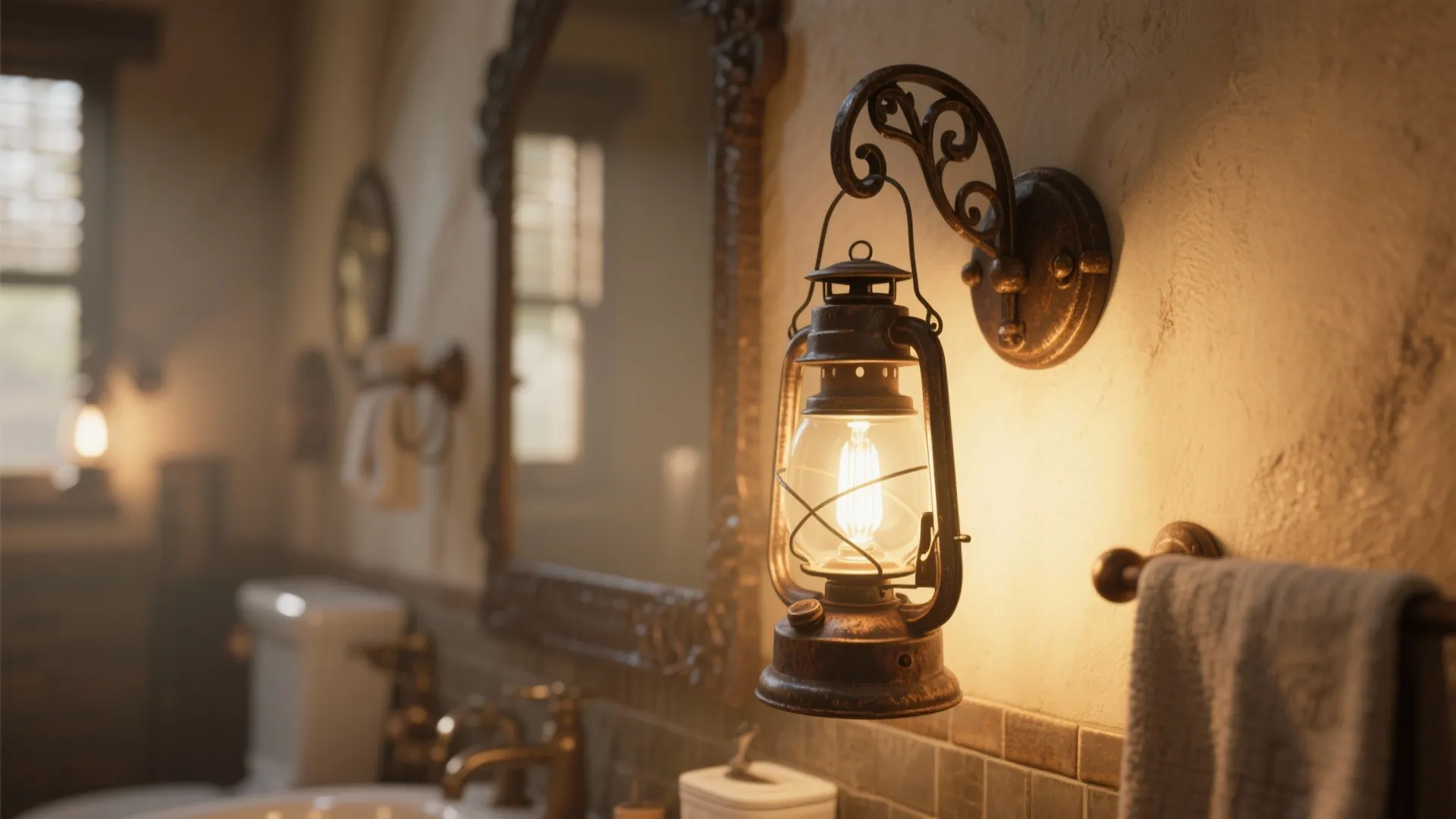 Tip 4: Rustic Lighting