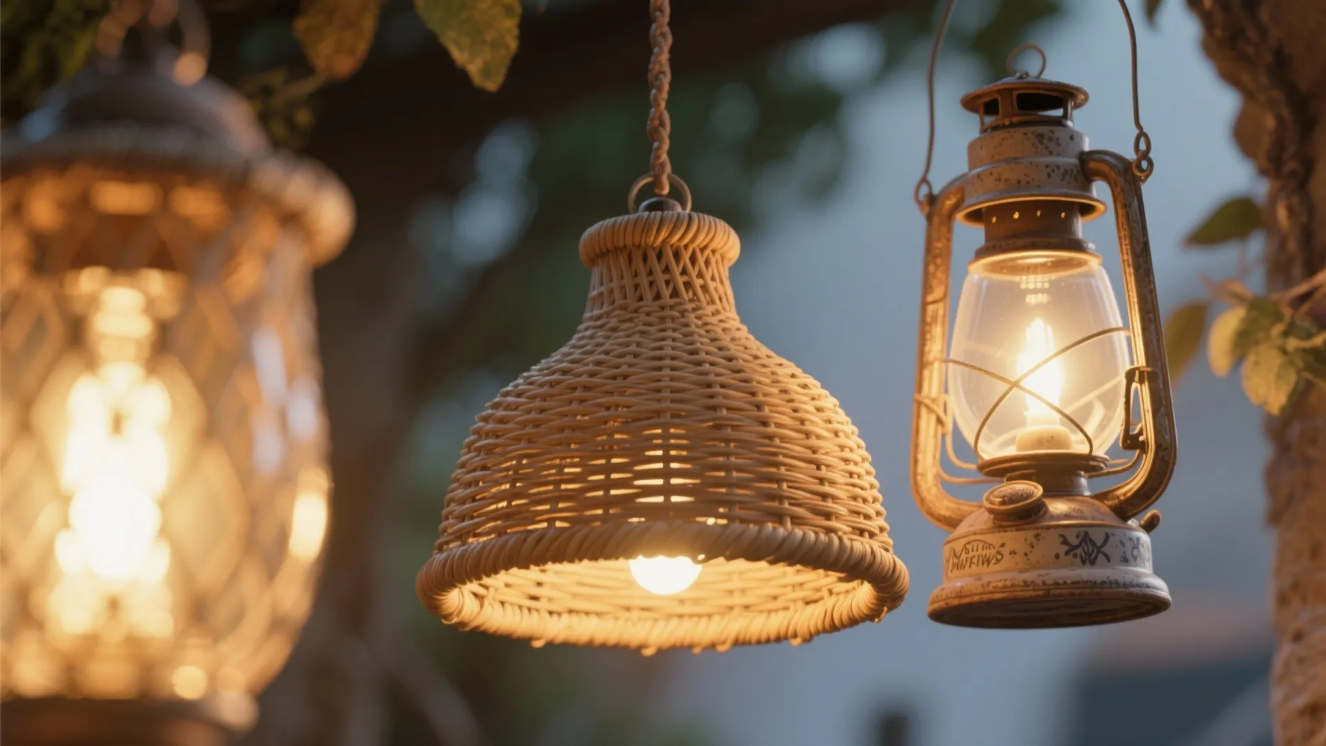 3. Rustic Lighting Fixtures