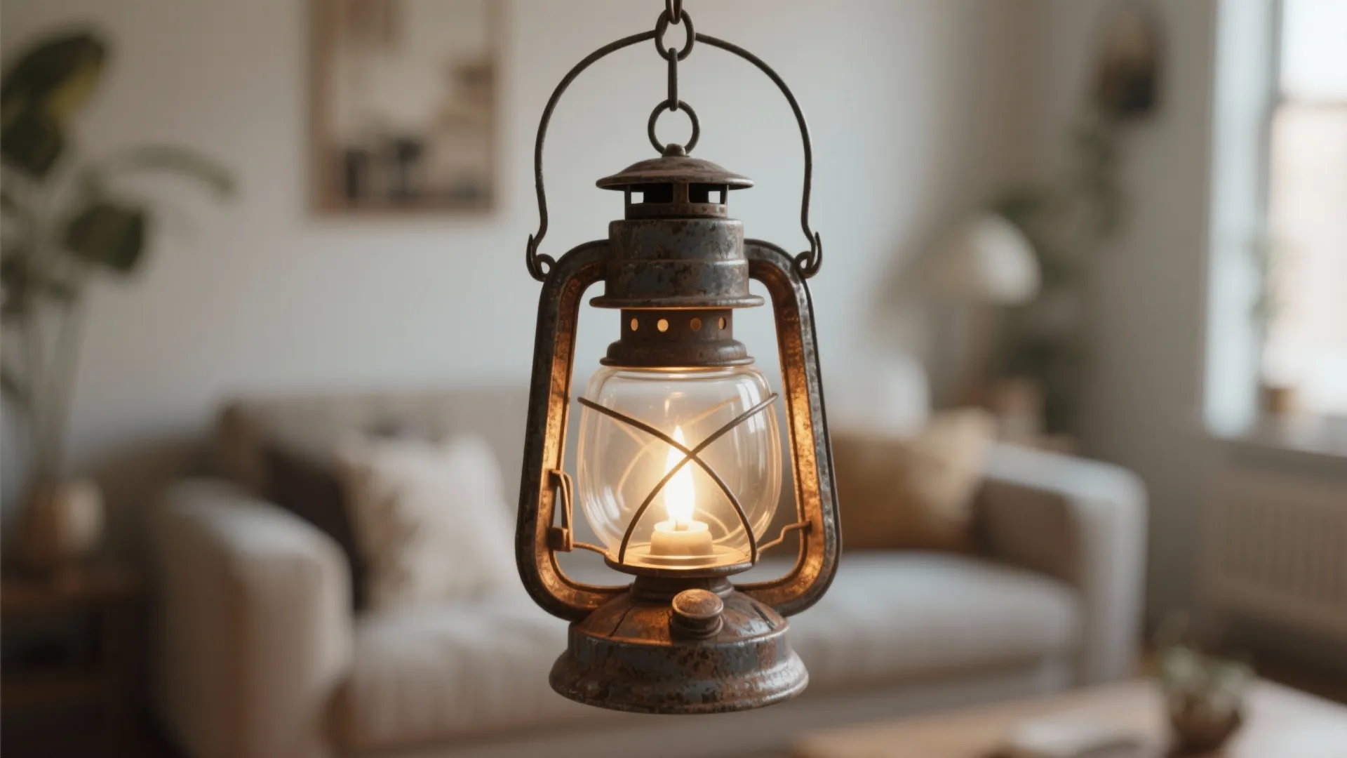 7. Rustic Lighting Fixtures