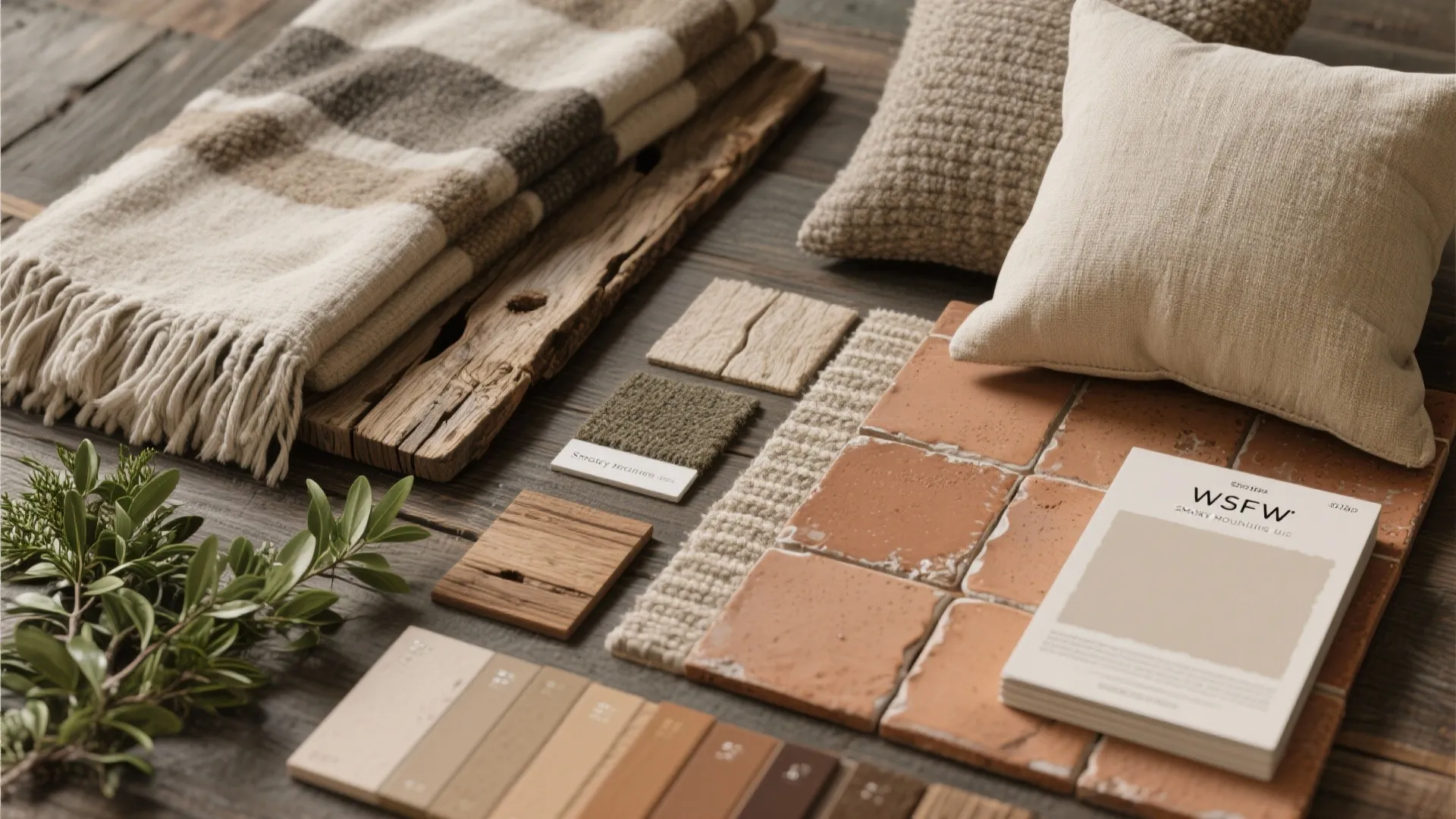 3. Bring the outdoors in with rustic textures