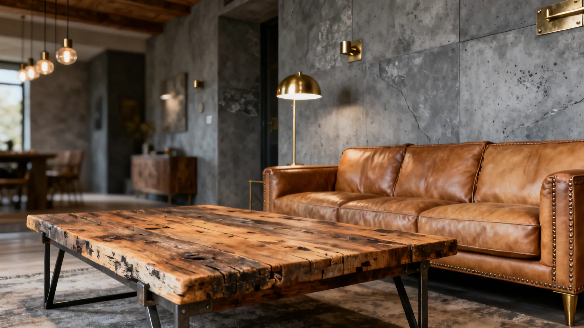 4. Rustic-modern contrast