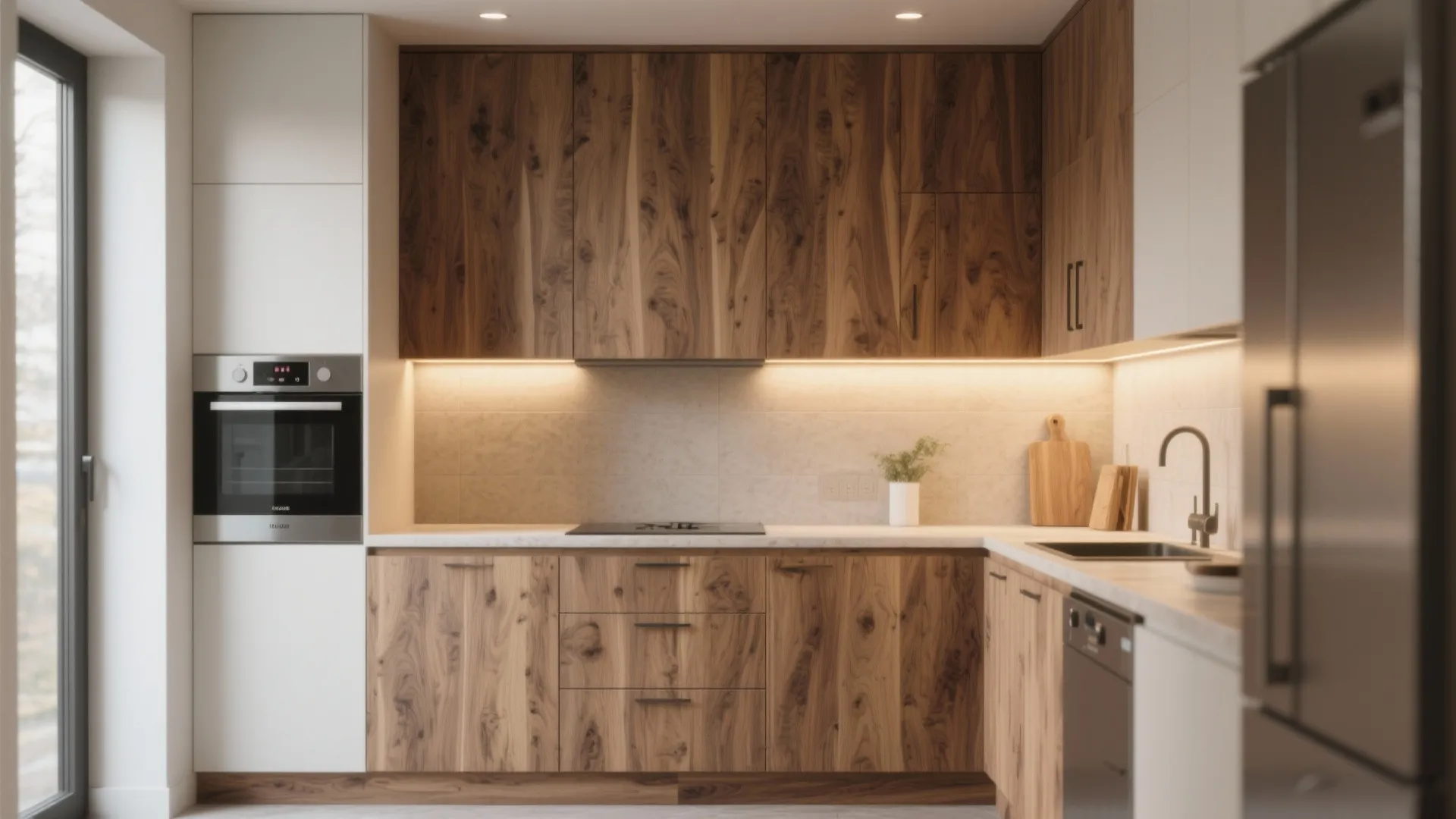 Rustic Oak Kitchen Cabinets