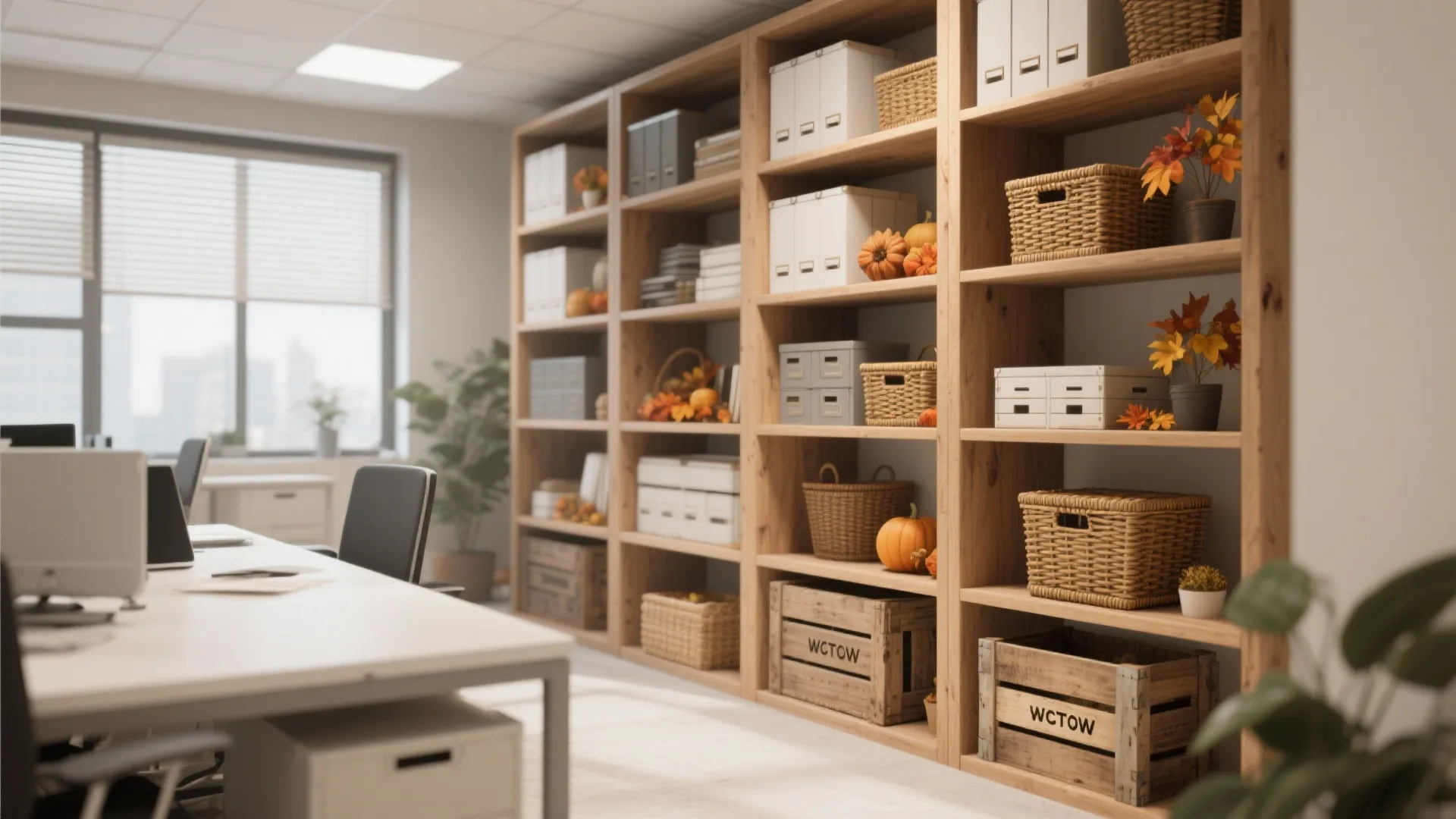 8. Rustic Storage Solutions