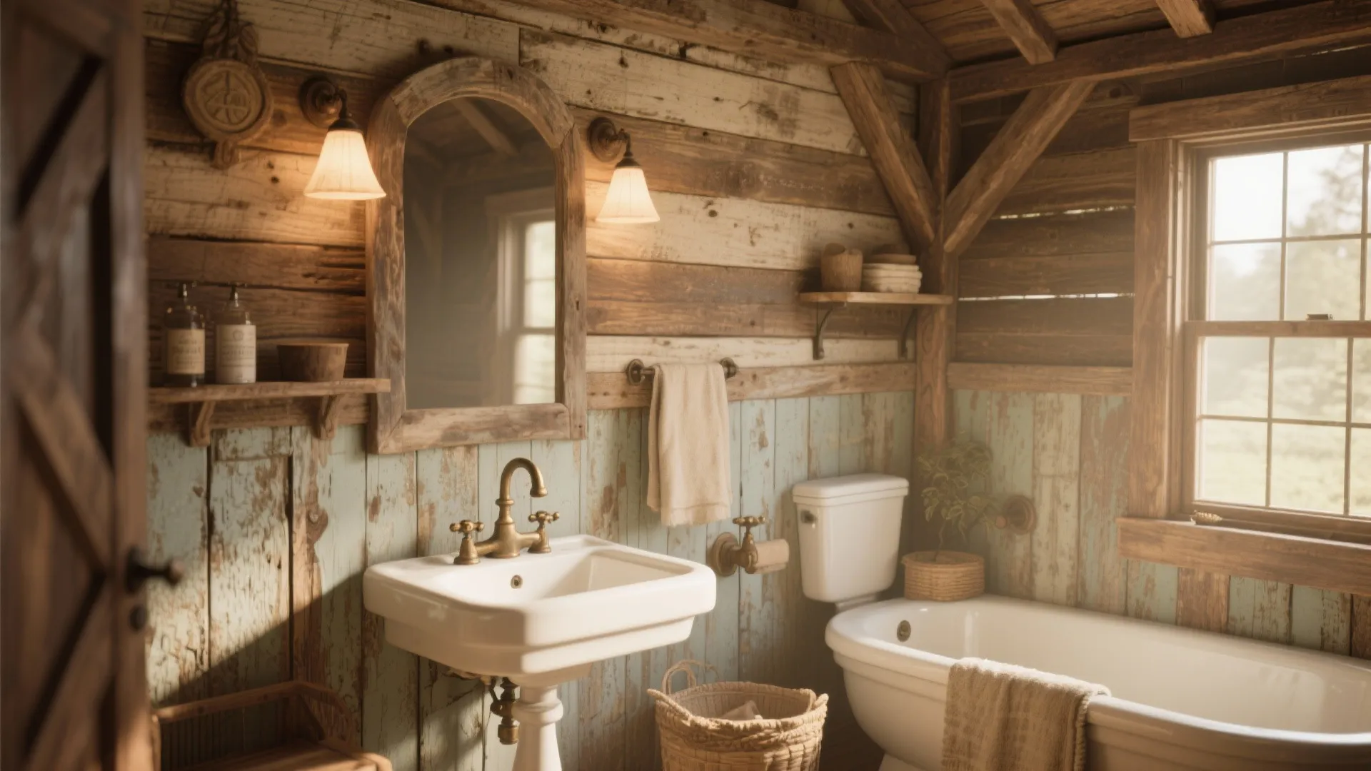 8. Rustic Weathered Finish