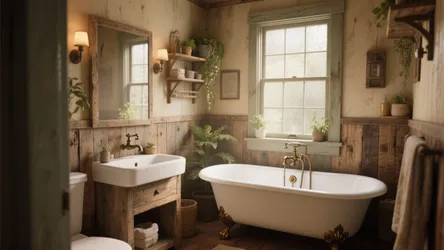10 Small 8ft x 5ft Rustic Bathroom Ideas