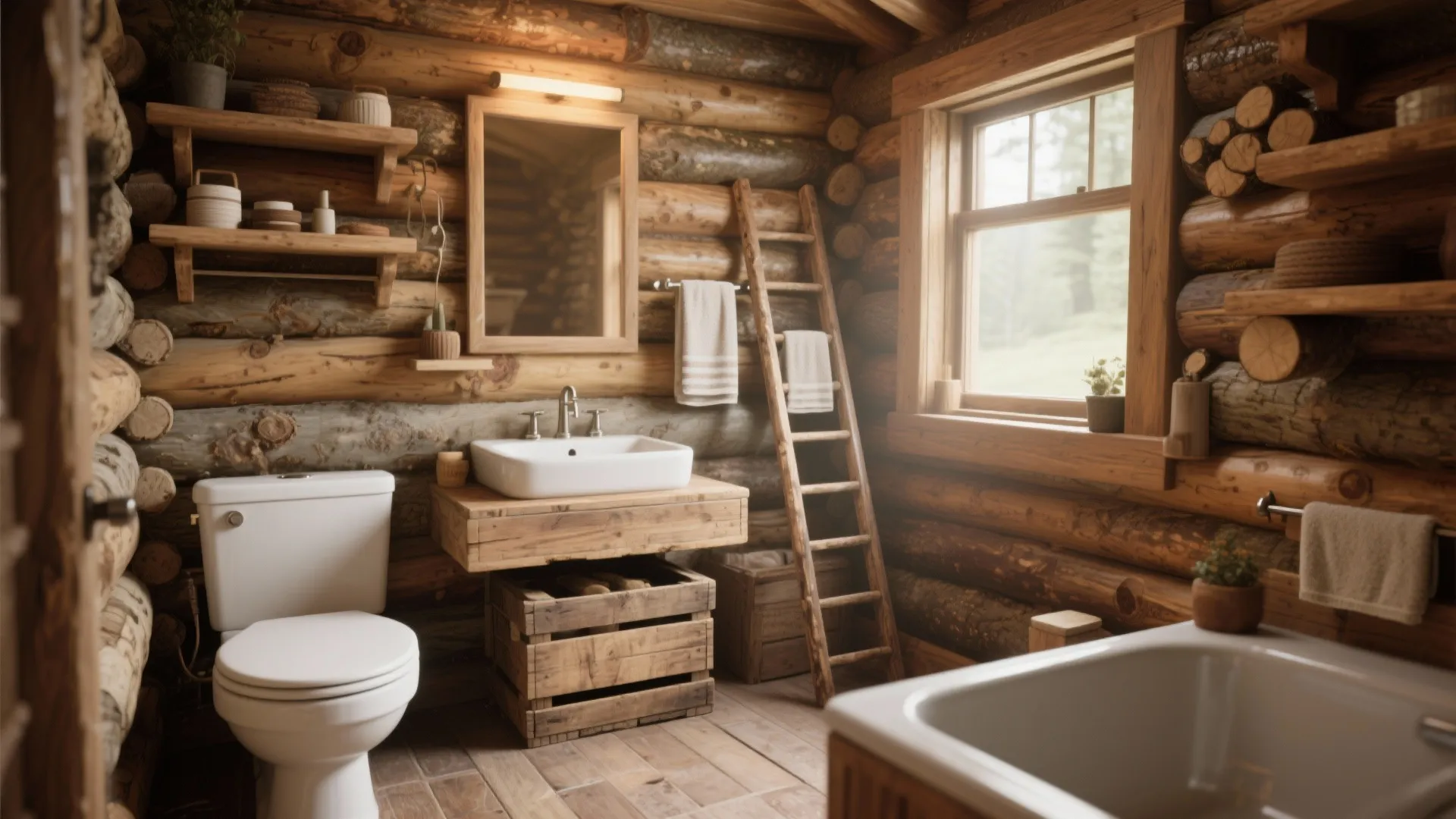 Tip 3: Maximize Storage with Rustic Flair