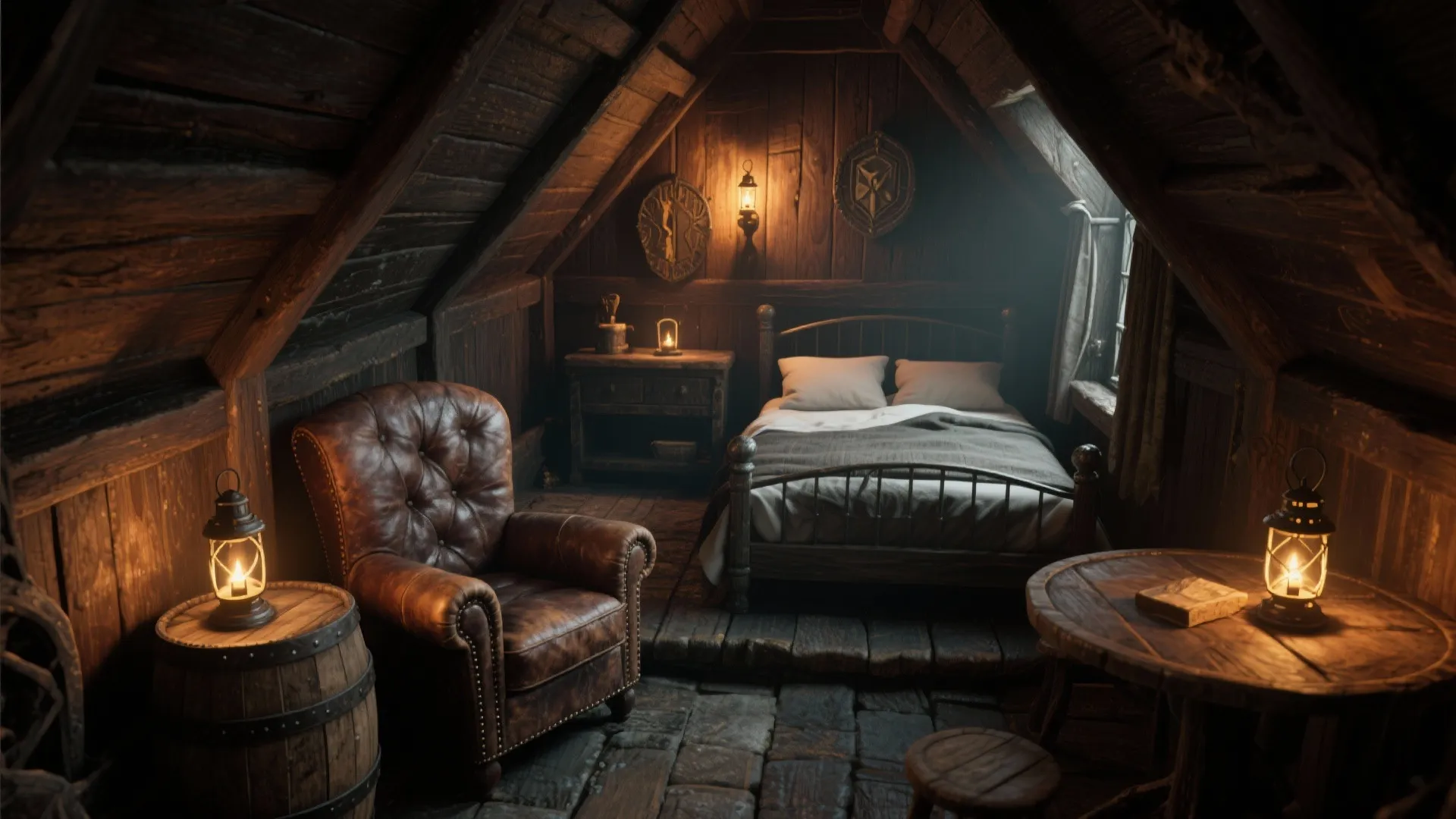 1. Rustic Tavern Corner