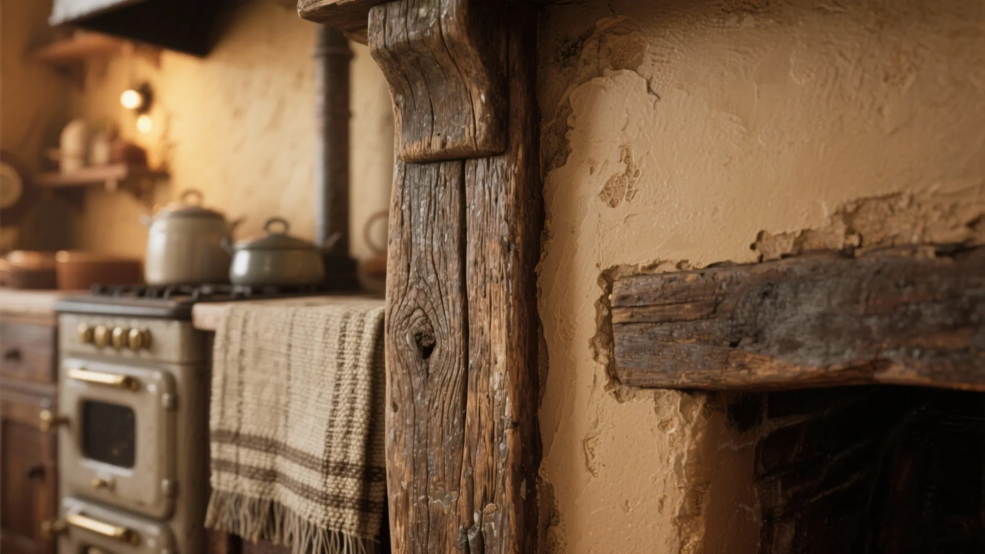 4. Rustic cottage with mixed textures