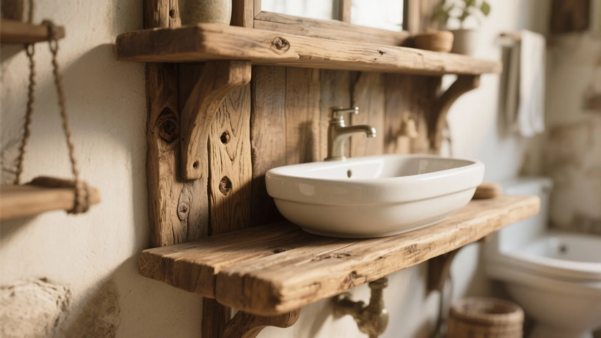 Rustic wood accents