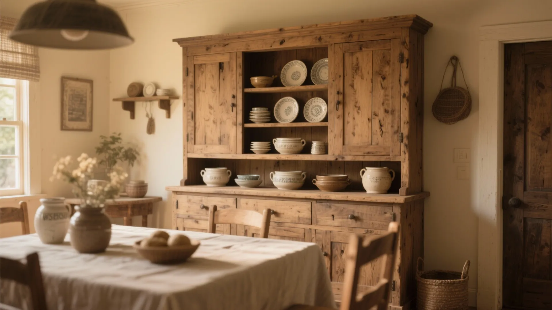 Rustic Wooden Cabinet