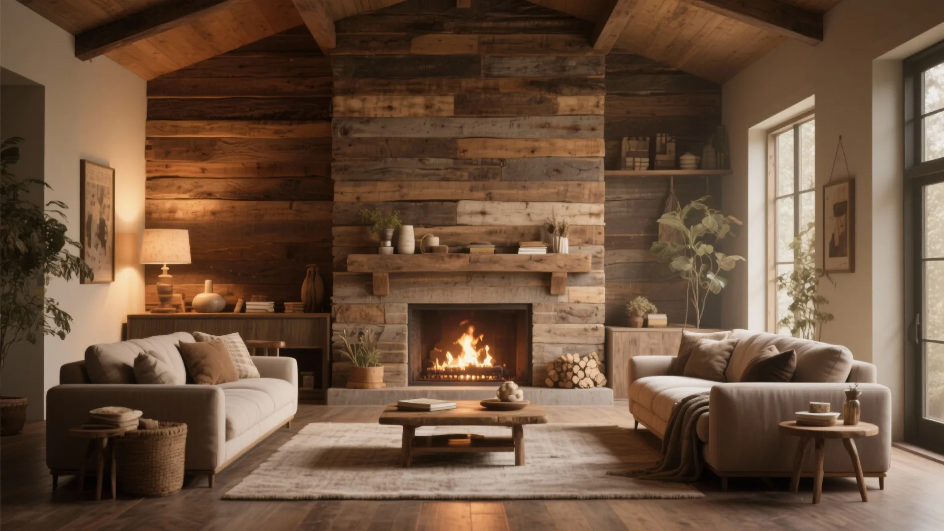 2. Rustic Reclaimed Wood Charm