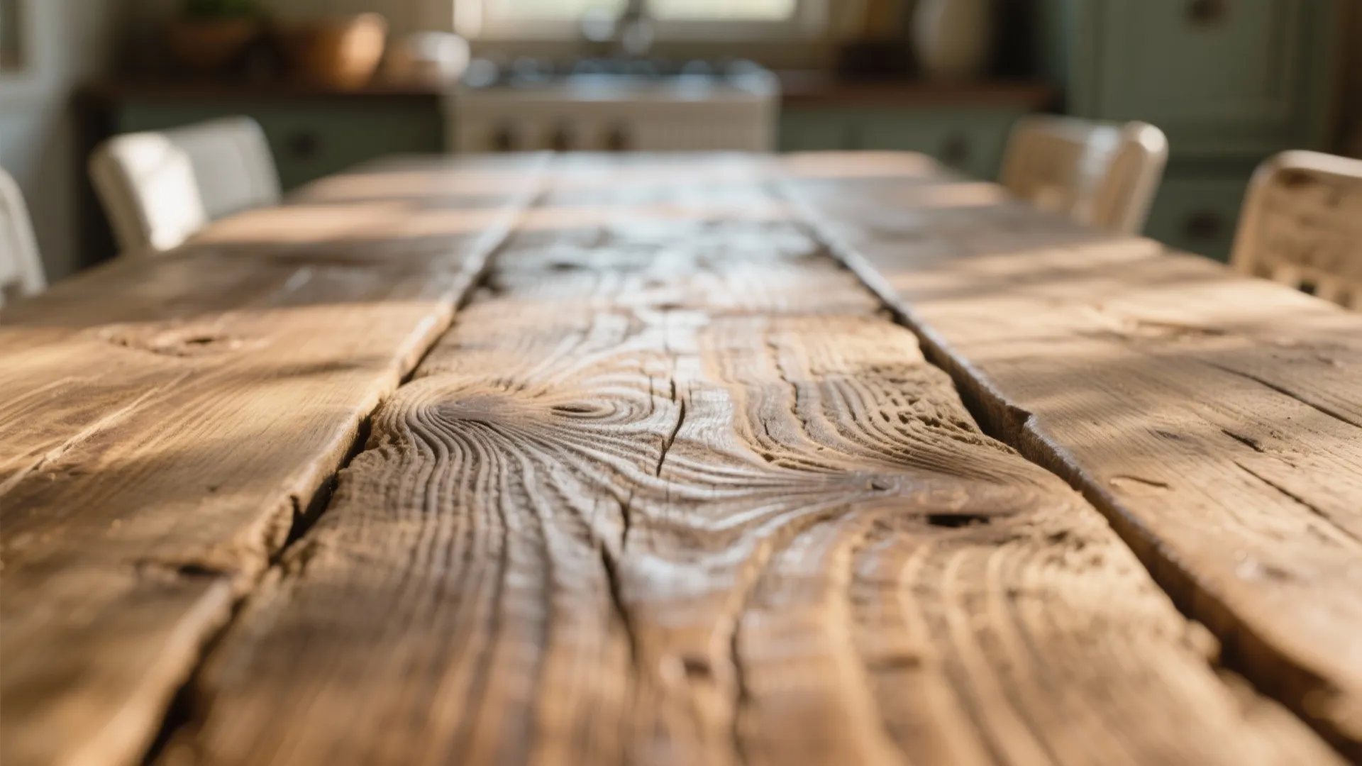 2. Rustic Wood Refinish