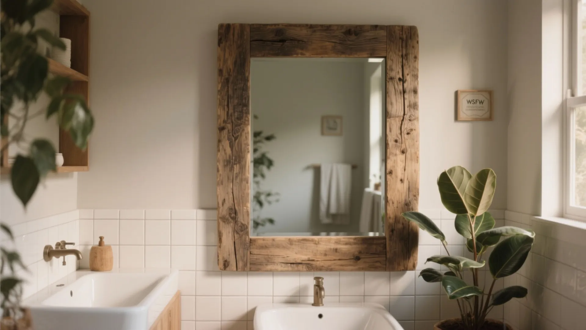 2. Rustic Reclaimed Wood