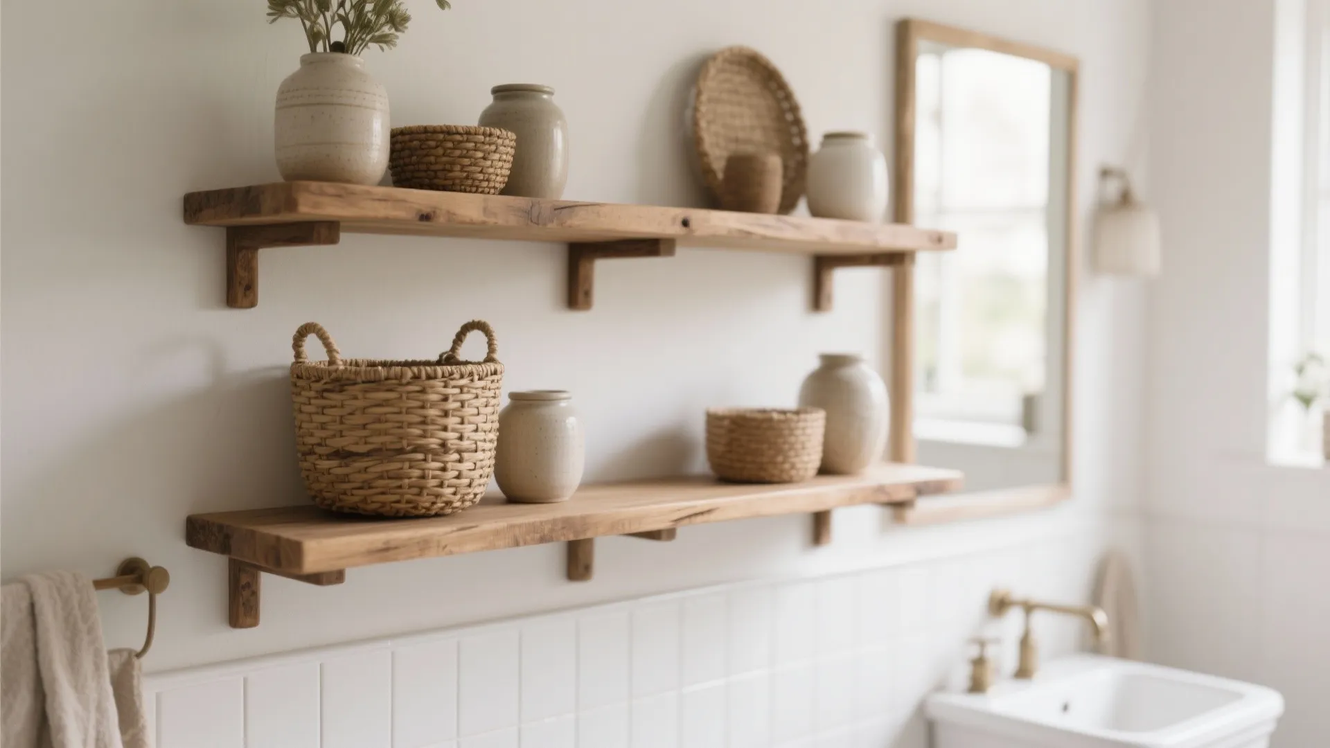 4. Rustic Wooden Planks