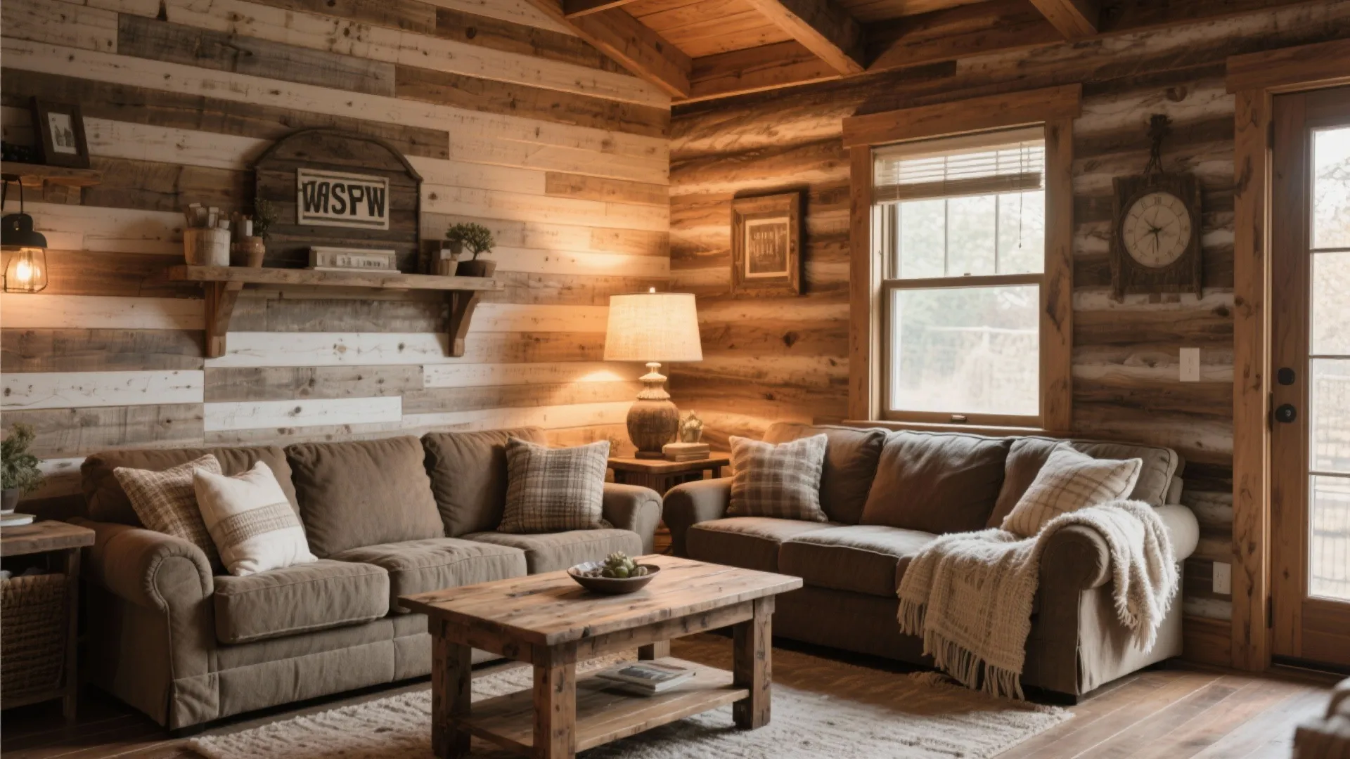 Rustic Wood Plank Style