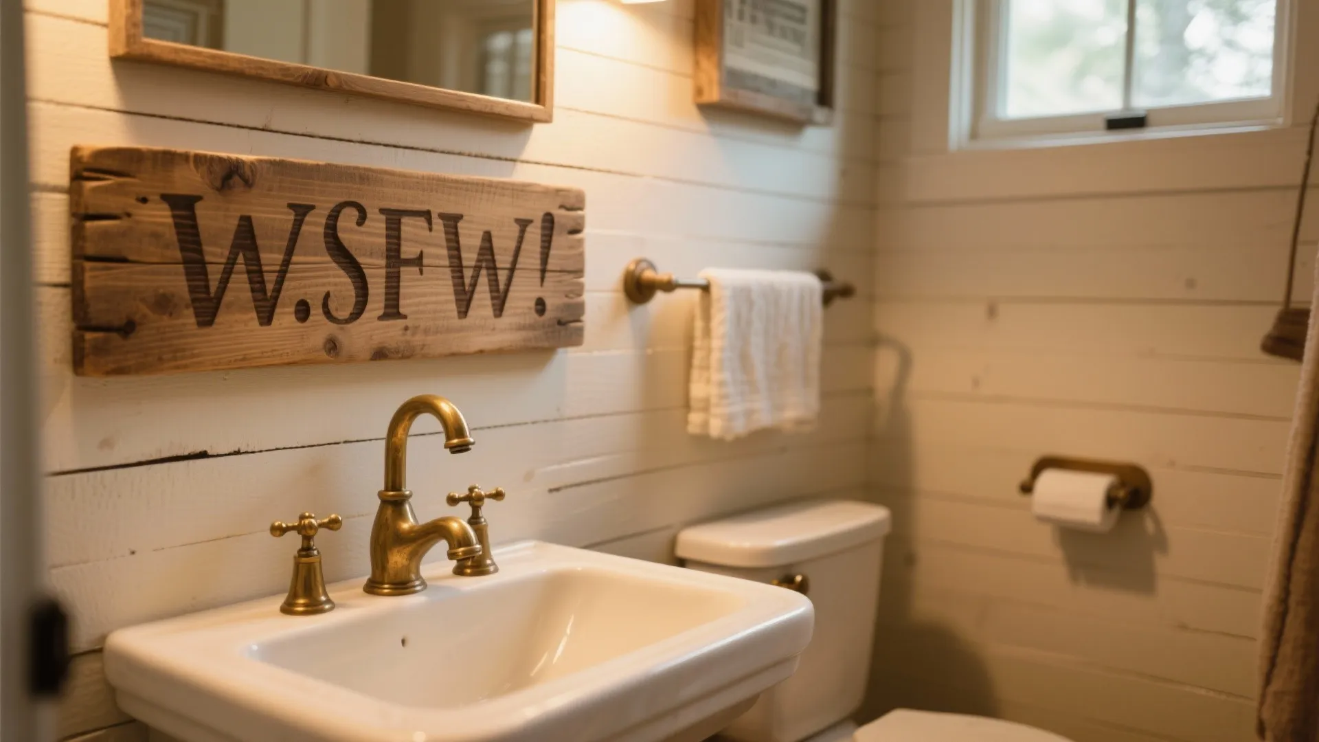 3. Rustic Wooden Plaques