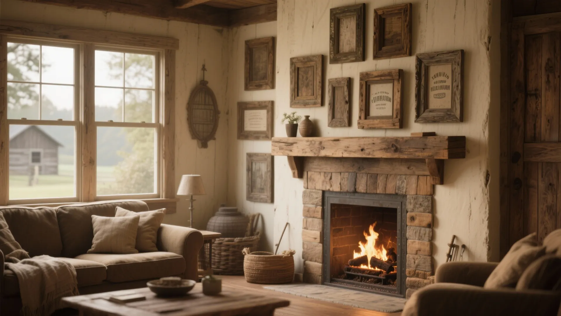 Wooden Rustic Frame Series