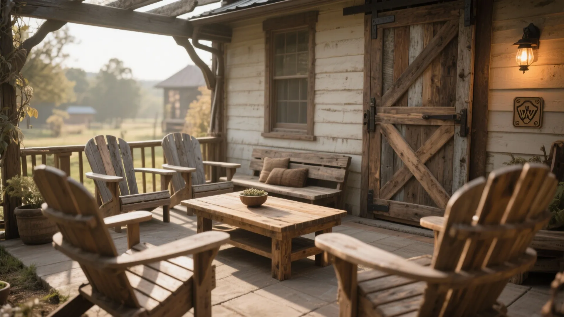 Tip 1: Rustic Wooden Furniture