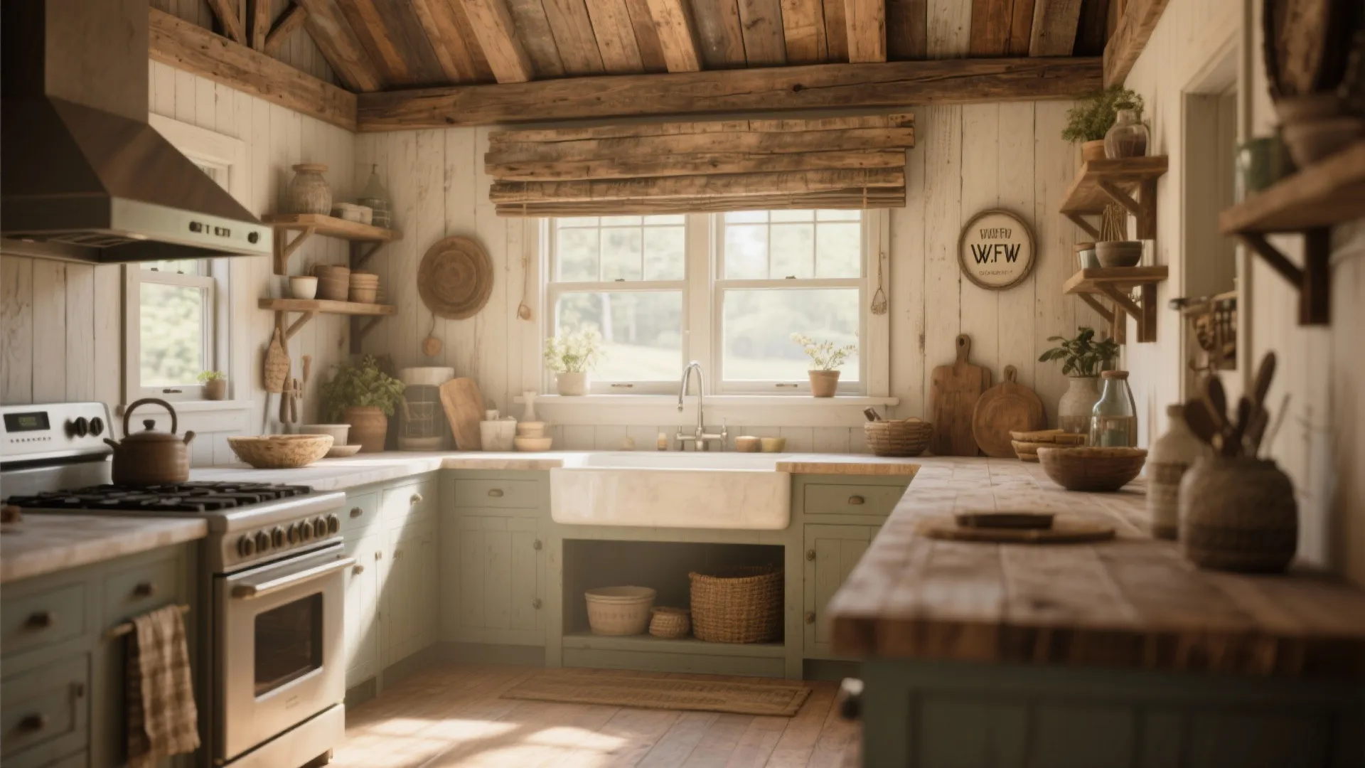 Tip 2: Rustic Wooden Valance