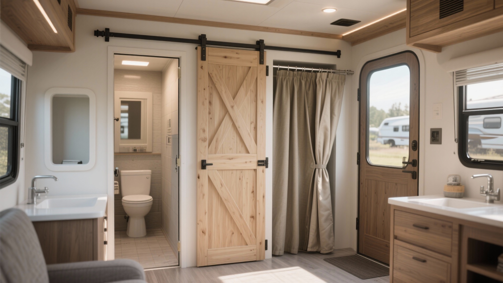 RV bathroom door ideas: 5 space-saving solutions