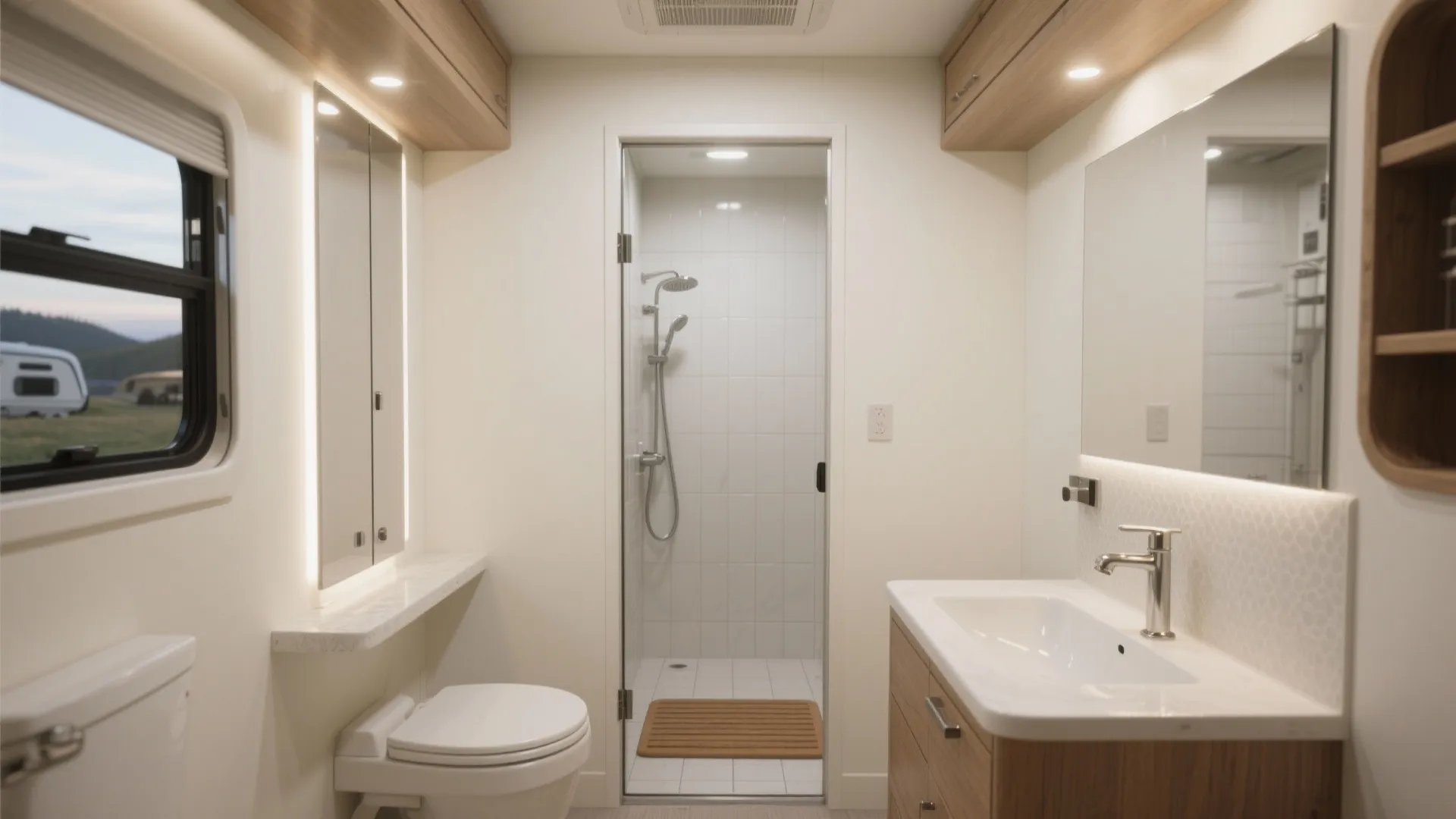 5 RV Bathroom Decorating Ideas That Work: Small space, big impact—my favorite RV bathroom tricks from 10+ years in compact design.