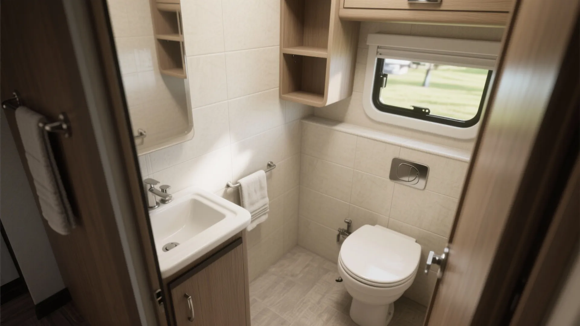 4. Compact Ensuite + Shared Bathroom Strategy