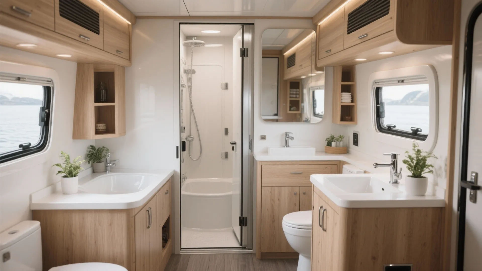 Smart RV Bathroom Ideas: 5 Space-Saving Inspirations: Practical and stylish design tips for RVs with two bathrooms based on 10+ years of small-space projects