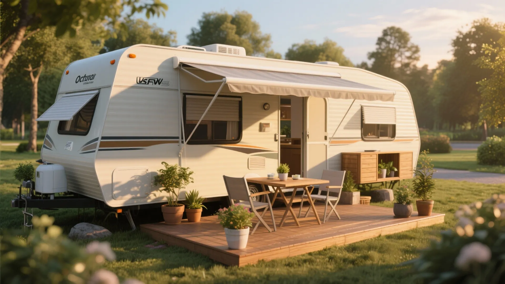 5. Outdoor Living Extension with Fold-Out Deck