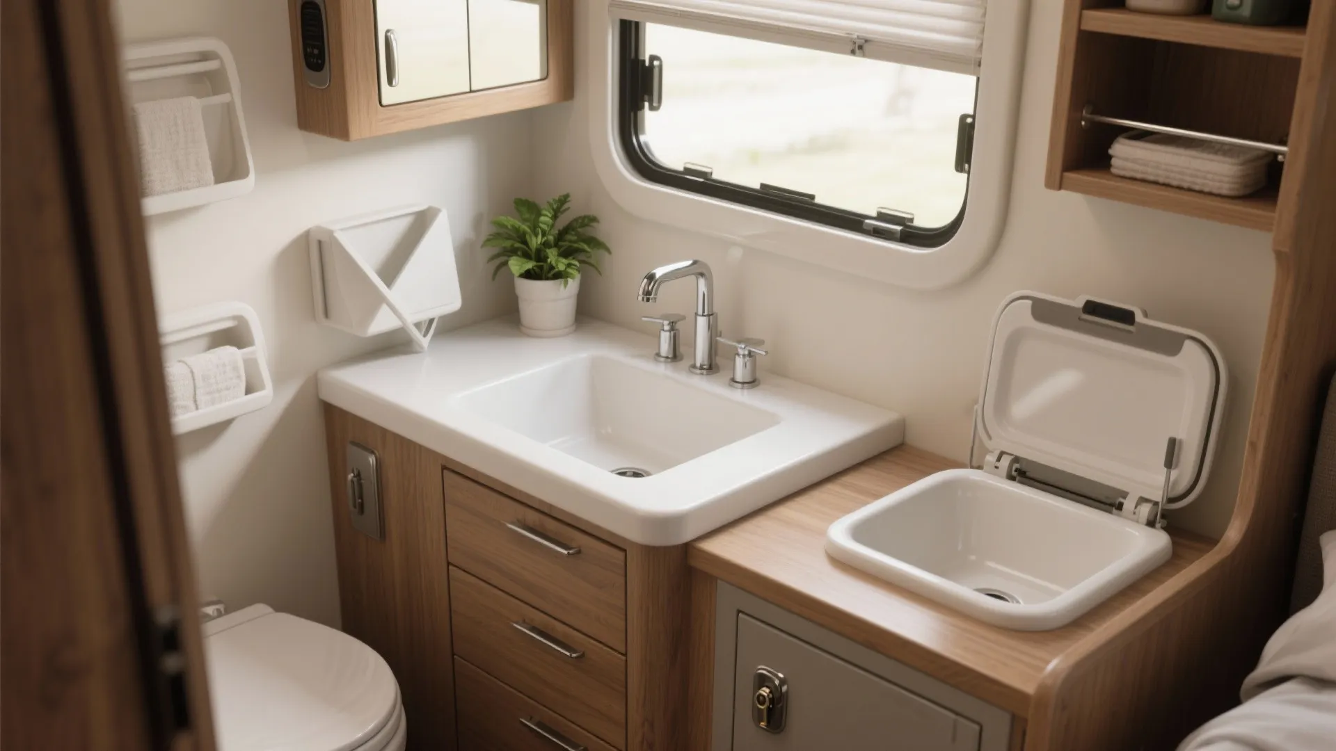 5 Small RV Bathroom Sink Ideas