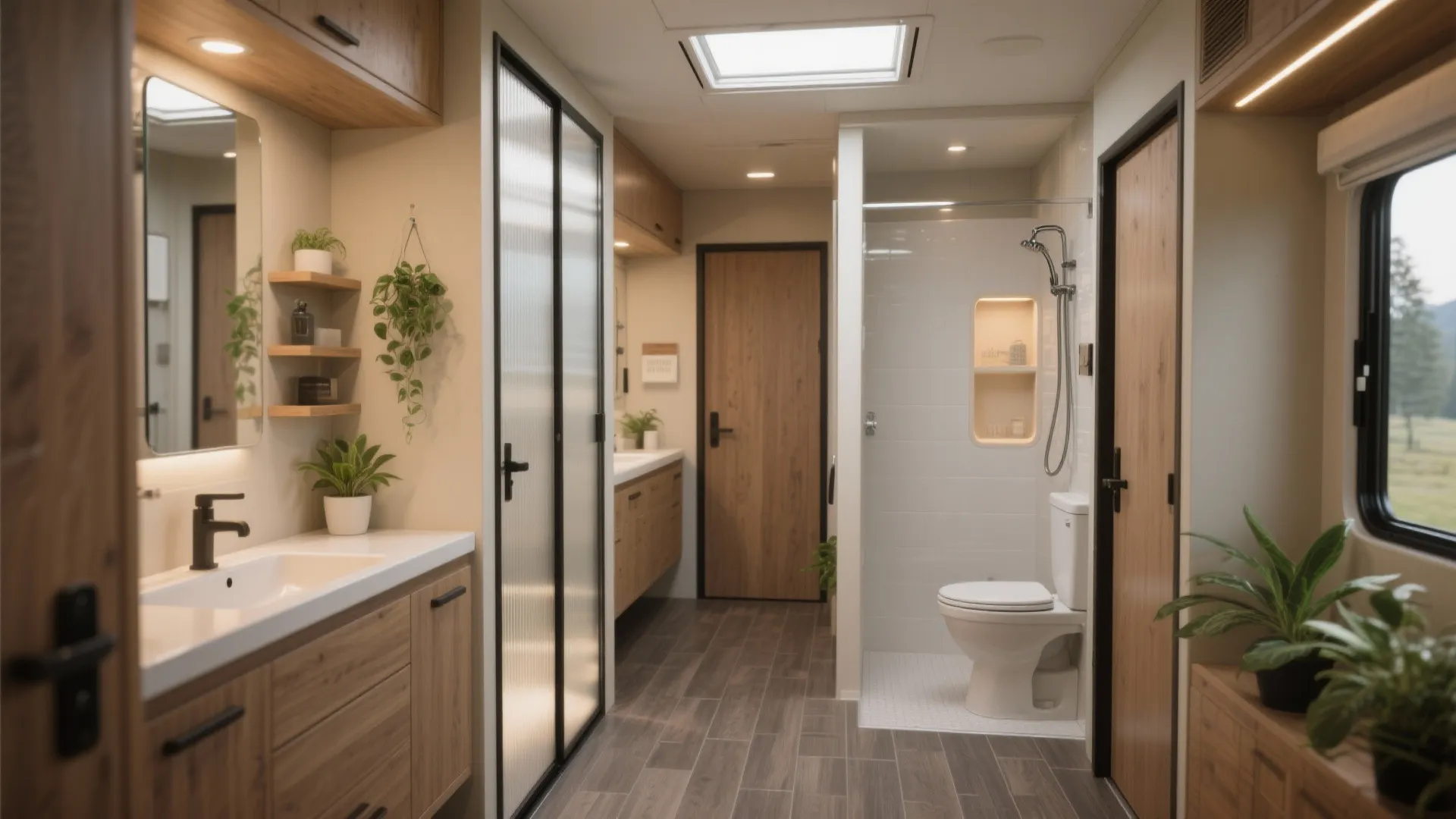 5 Small-Space Ideas for a 2-Bathroom RV: Creative, practical layouts and styling tips from a 10+ year interior designer for maximizing two bathrooms in tight RV layouts