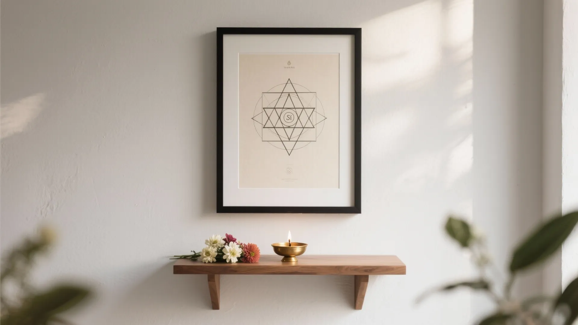 Framed Sacred Geometry Art