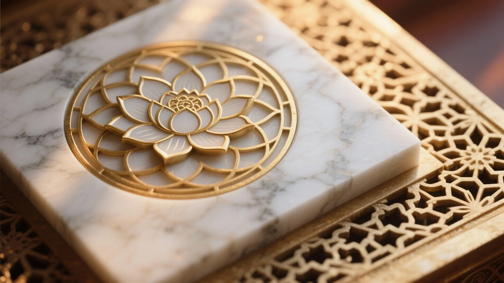 5) Sacred Geometry: Mandala, Lotus, and Jaali Inlays