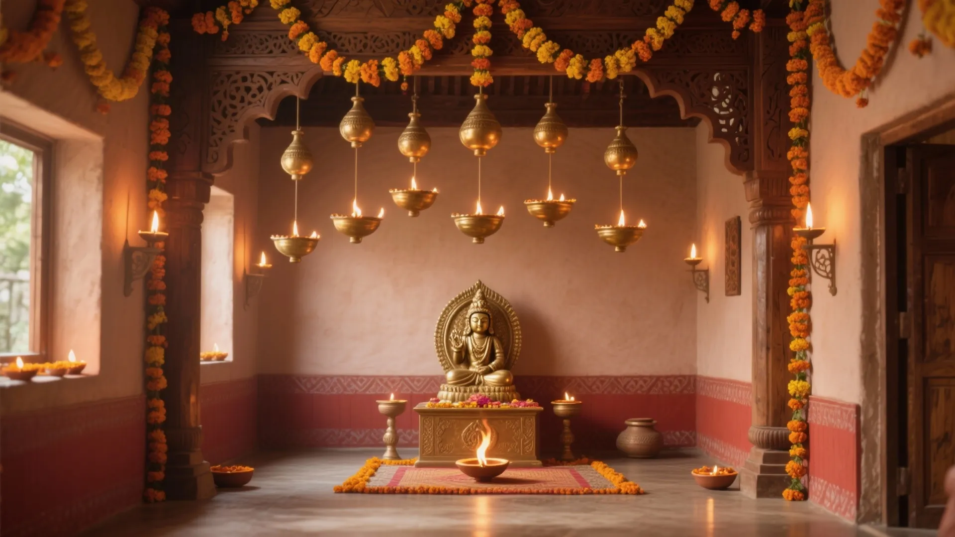 Hanging Diyas for Pooja Room: Illuminate with Style: 1 Minute to Stunning Hanging Diyas for Pooja Room Charm