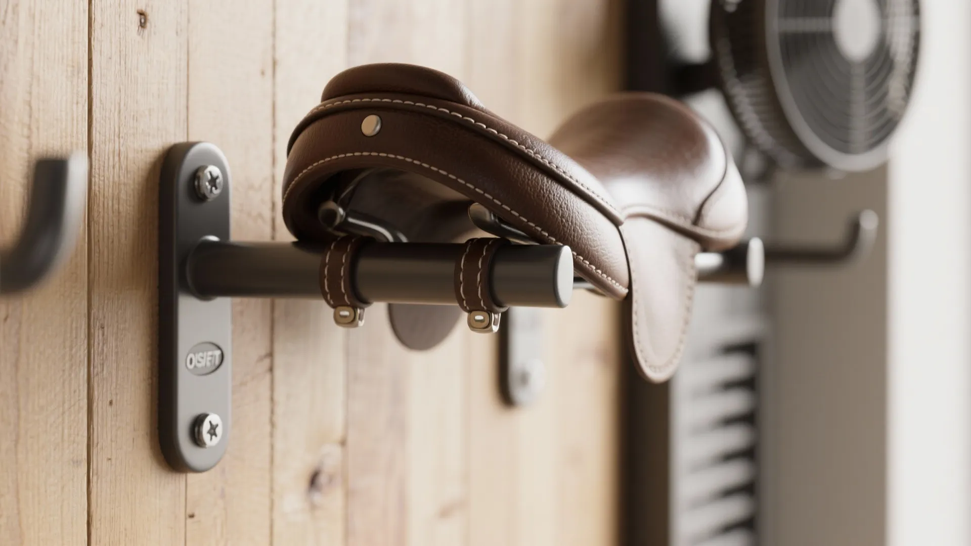 2) Saddle Wall Racks with Airflow and Clearance