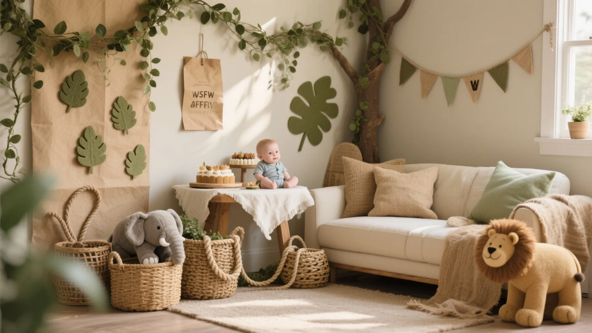 Safari Adventure with Natural Textures