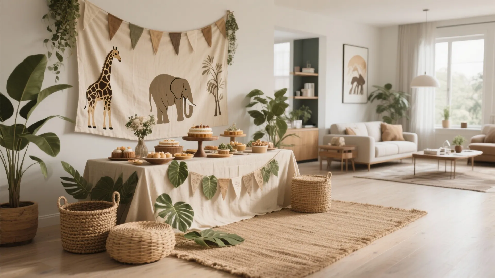 Gentle Safari Neutrals with Natural Textures