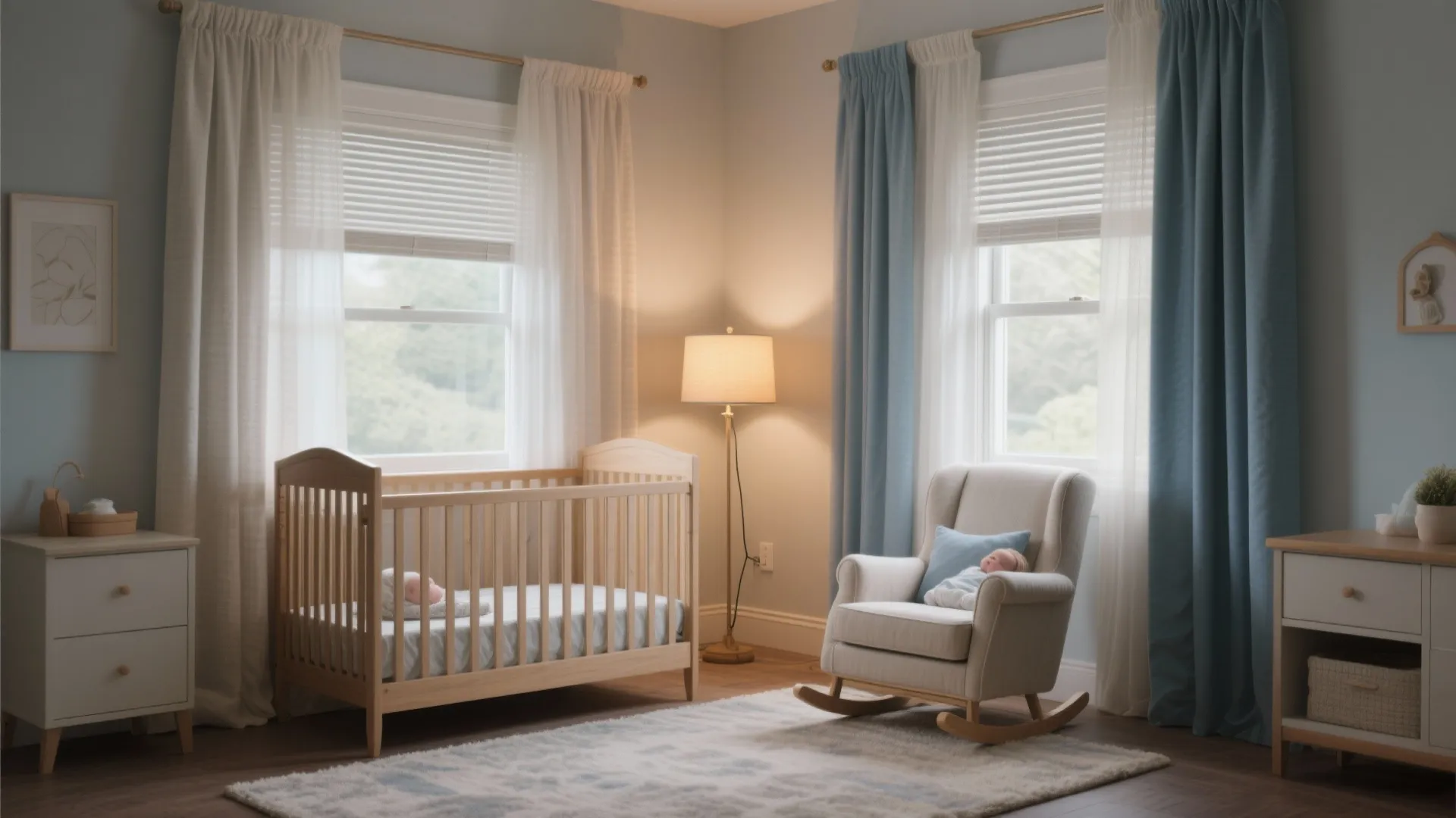 [Section: Idea 3] Safe Sleep–First Crib Placement + Light Control