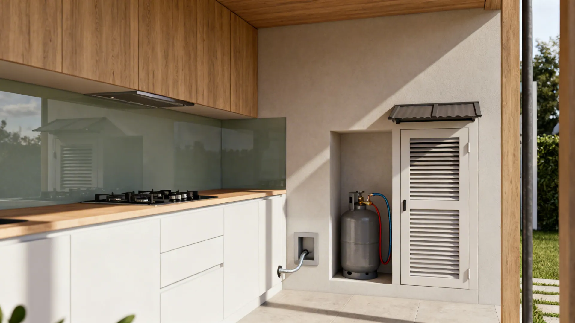 5 Smart Kitchen Ideas to Keep Cylinder at a Safe Distance