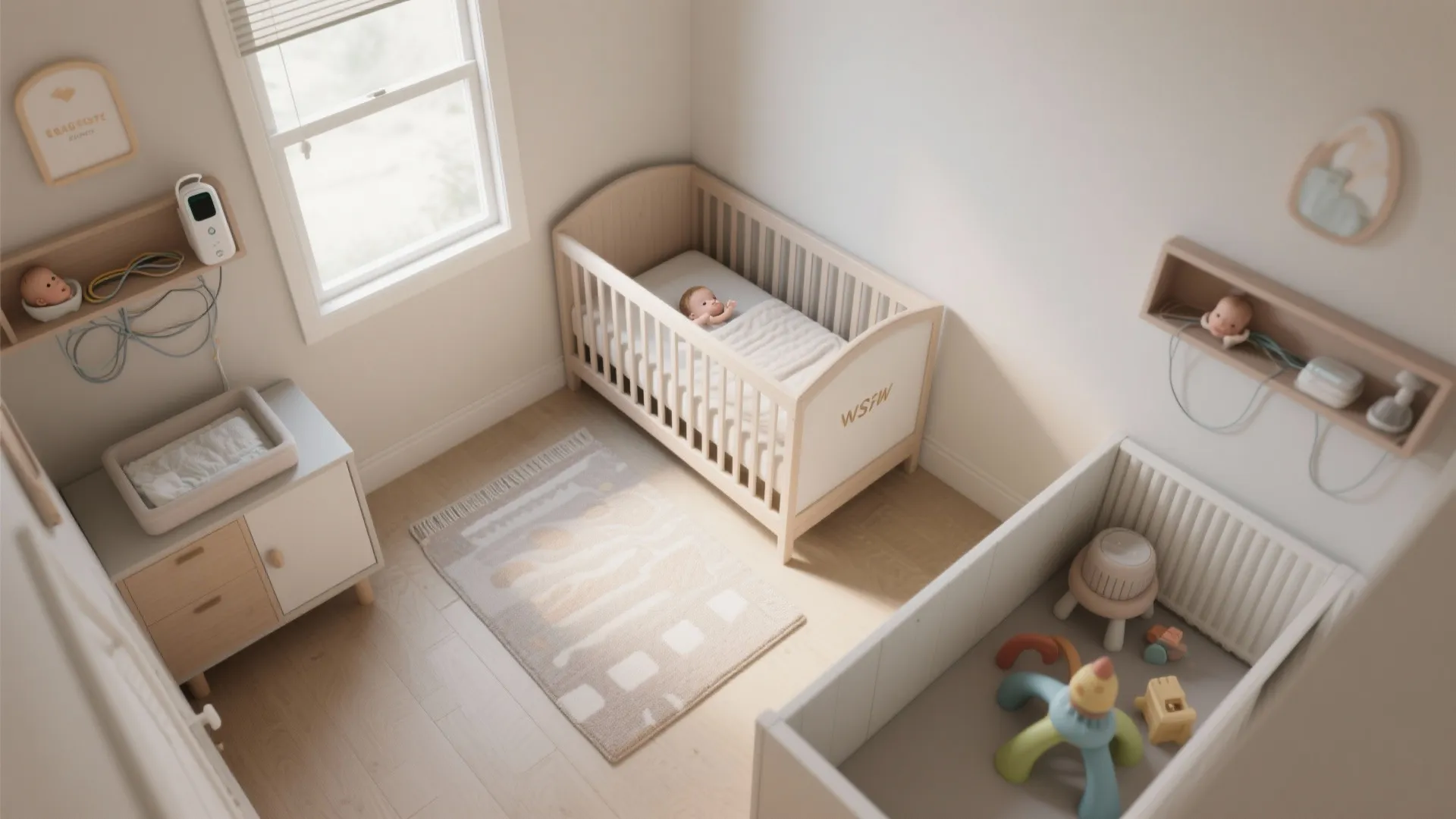 2) Safe Sleep Zoning and Crib Placement