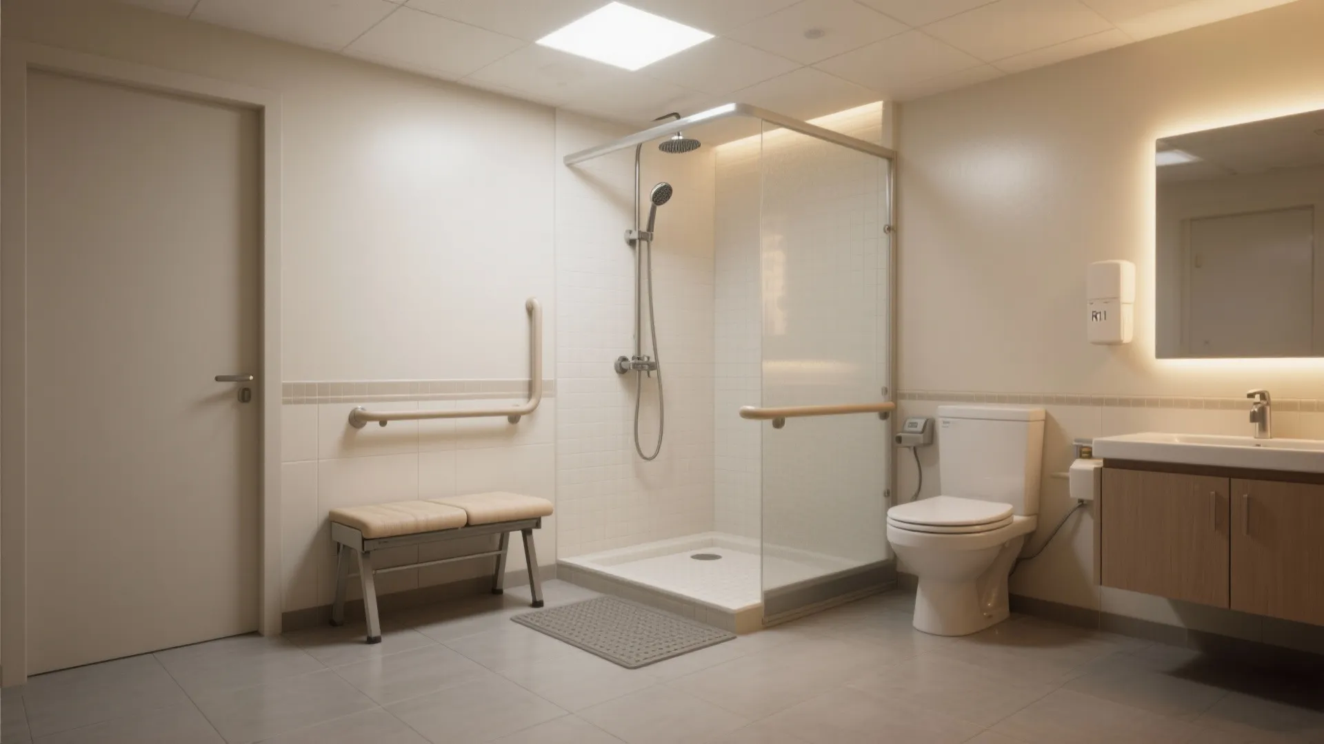 Well‑Lit, Safe Bathrooms with Spa Calm